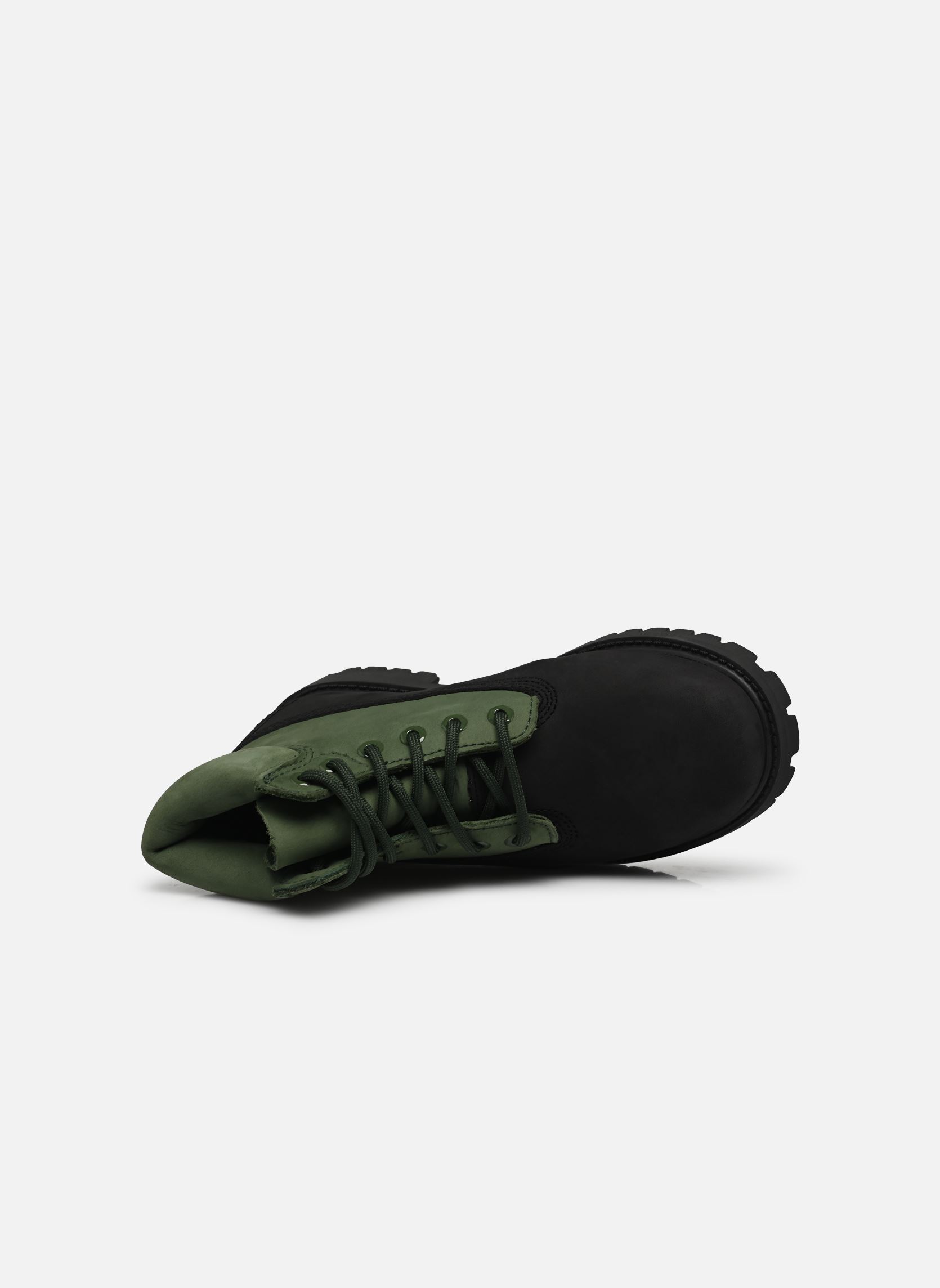 Bottes TIMBERLAND PREMIUM 6 INCH LACE UP WATERP noir Timberland Bottes TIMBERLAND PREMIUM 6 INCH LACE UP WATERP noir BLACK NUBUCK W DARK GREEN