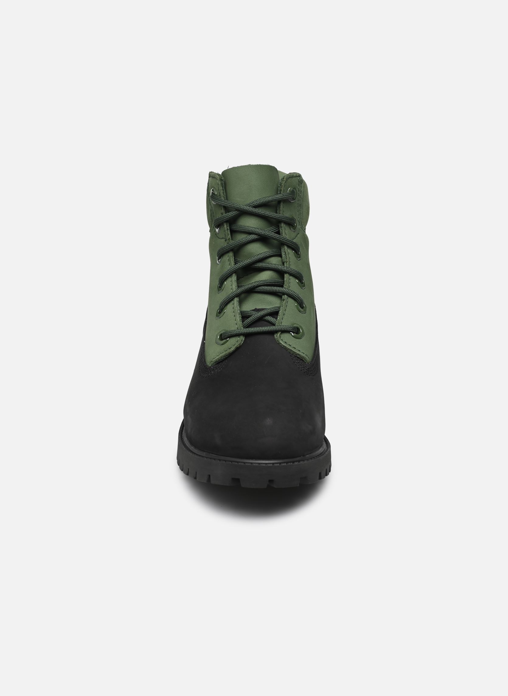 Bottes TIMBERLAND PREMIUM 6 INCH LACE UP WATERP noir Timberland Bottes TIMBERLAND PREMIUM 6 INCH LACE UP WATERP noir BLACK NUBUCK W DARK GREEN