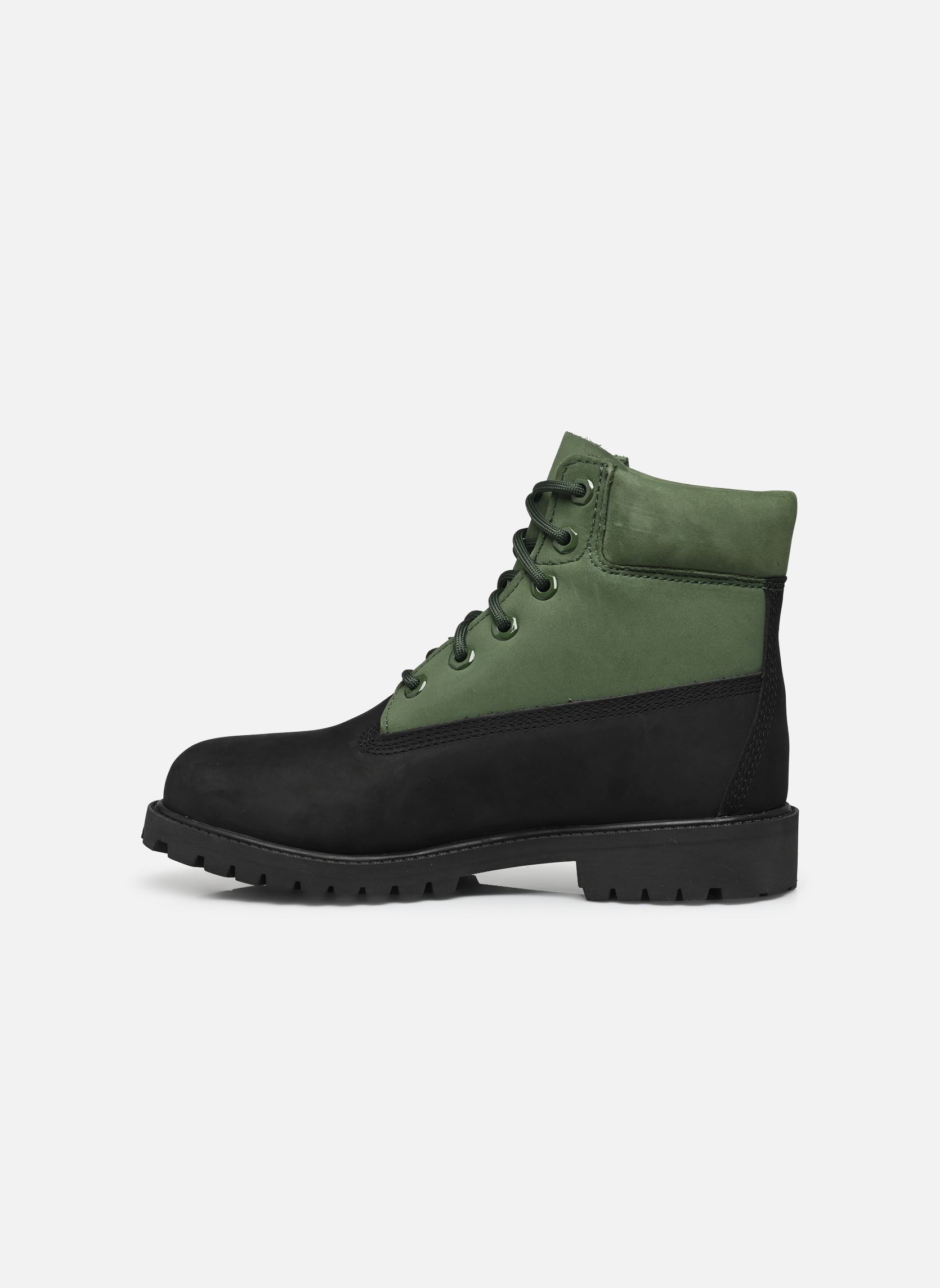 Bottes TIMBERLAND PREMIUM 6 INCH LACE UP WATERP noir Timberland Bottes TIMBERLAND PREMIUM 6 INCH LACE UP WATERP noir BLACK NUBUCK W DARK GREEN