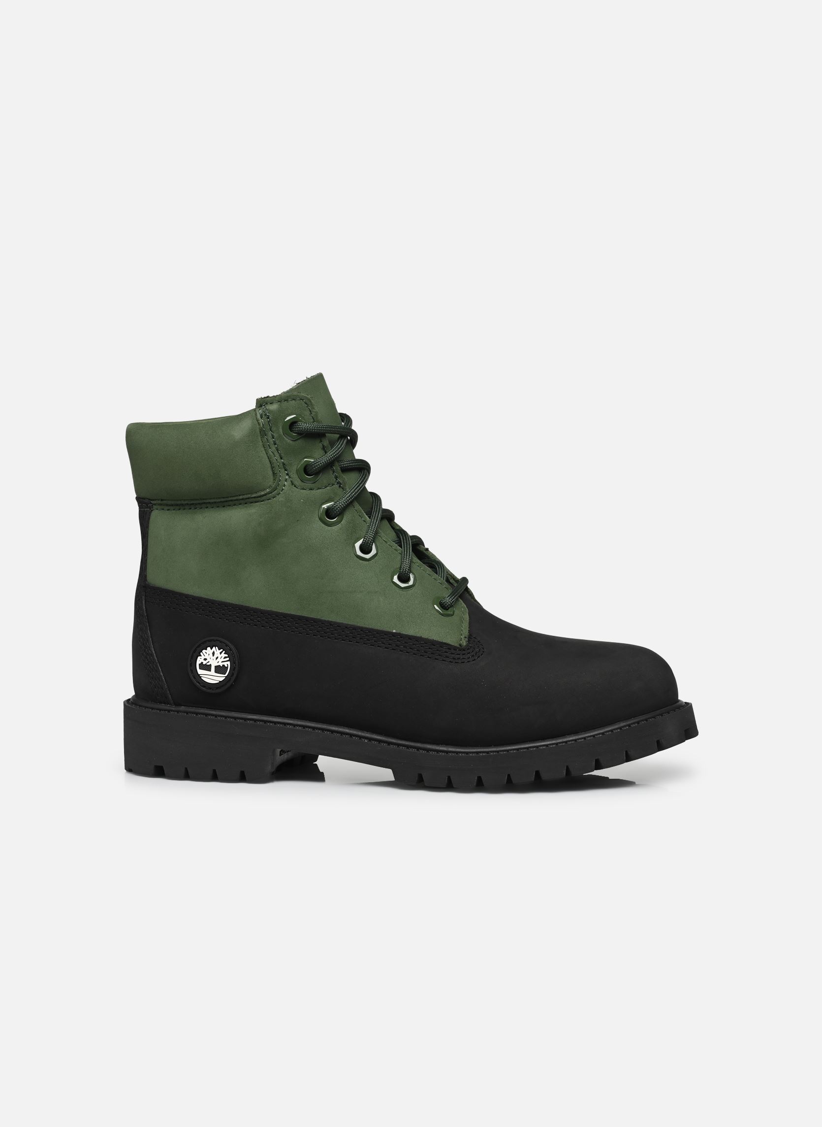 Bottes TIMBERLAND PREMIUM 6 INCH LACE UP WATERP noir Timberland Bottes TIMBERLAND PREMIUM 6 INCH LACE UP WATERP noir BLACK NUBUCK W DARK GREEN