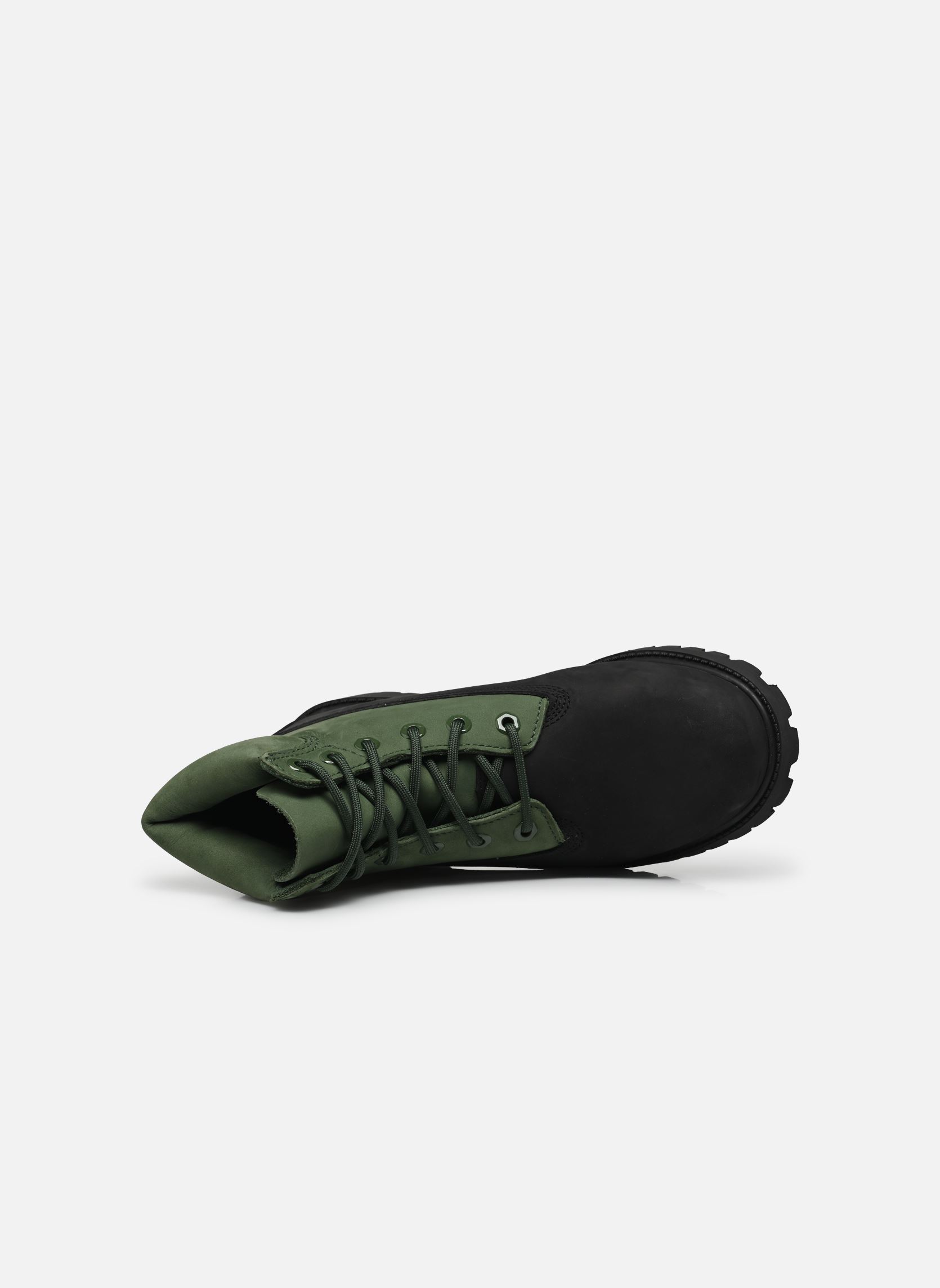 Bottes TIMBERLAND PREMIUM 6 INCH LACE UP WATERP noir Timberland Bottes TIMBERLAND PREMIUM 6 INCH LACE UP WATERP noir BLACK NUBUCK W DARK GREEN