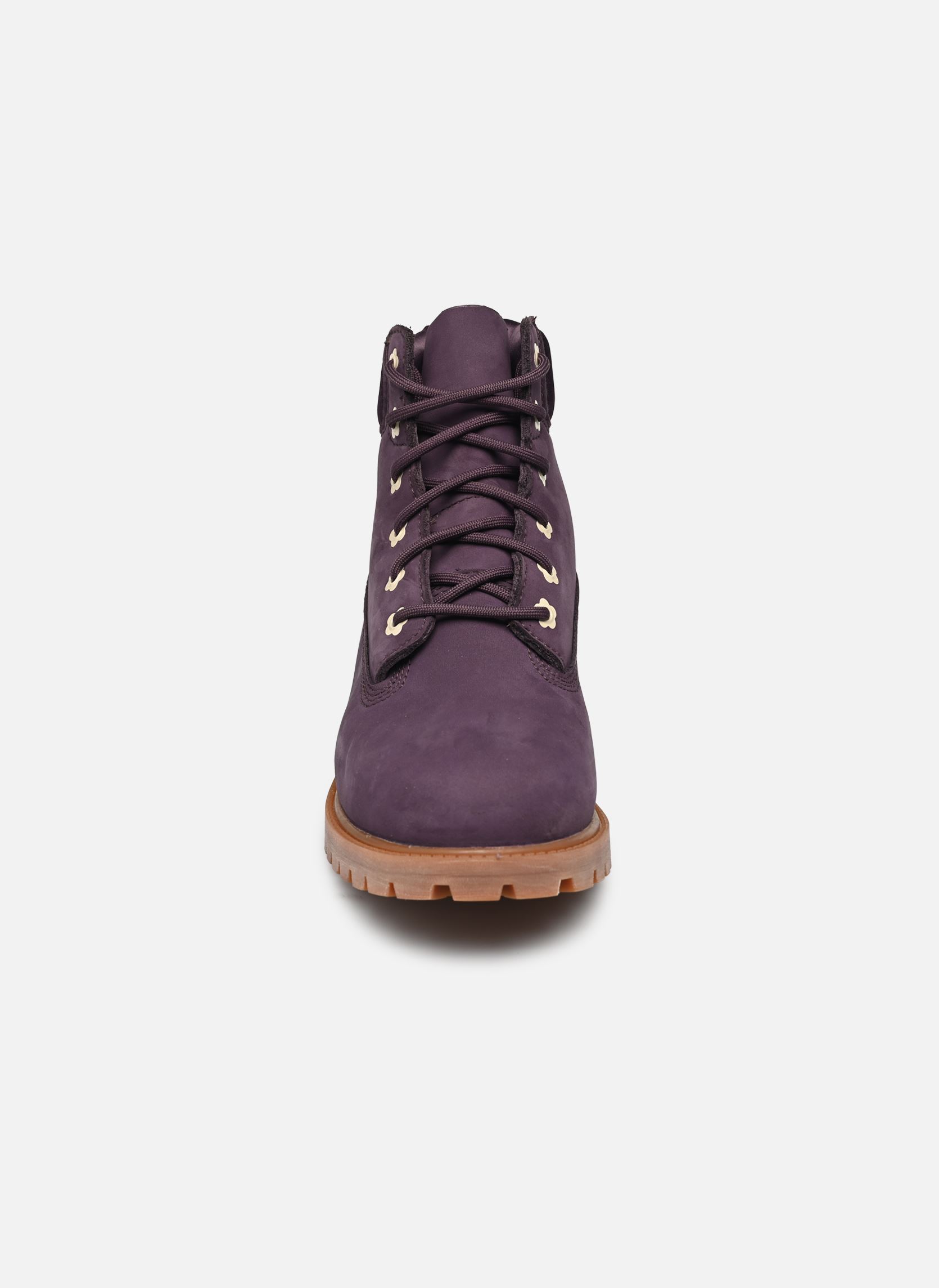 Laarzen TIMBERLAND PREMIUM 6 INCH LACE UP WATERP paars Timberland Laarzen TIMBERLAND PREMIUM 6 INCH LACE UP WATERP paars DARK PURPLE NUBUCK