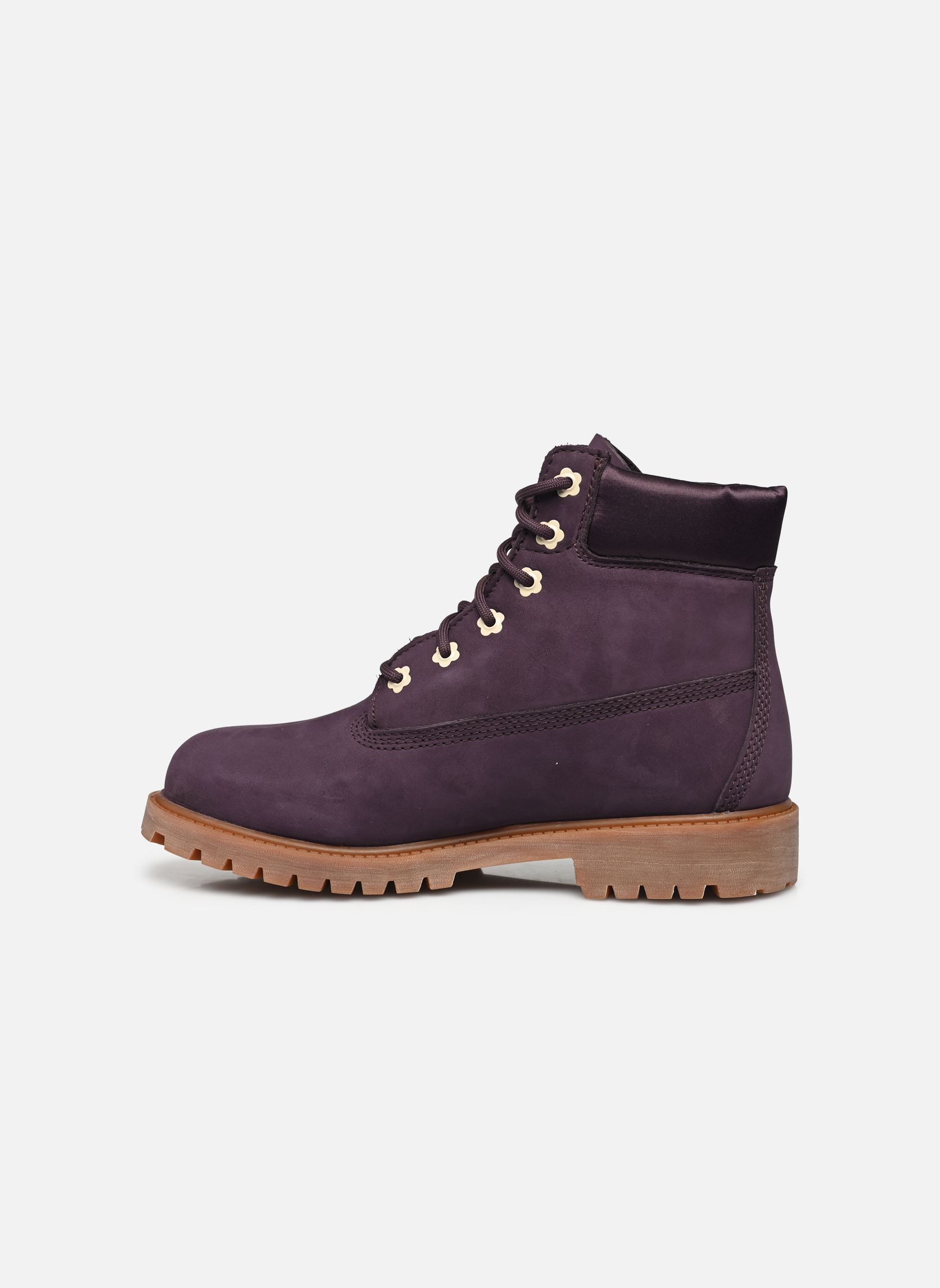 Laarzen TIMBERLAND PREMIUM 6 INCH LACE UP WATERP paars Timberland Laarzen TIMBERLAND PREMIUM 6 INCH LACE UP WATERP paars DARK PURPLE NUBUCK