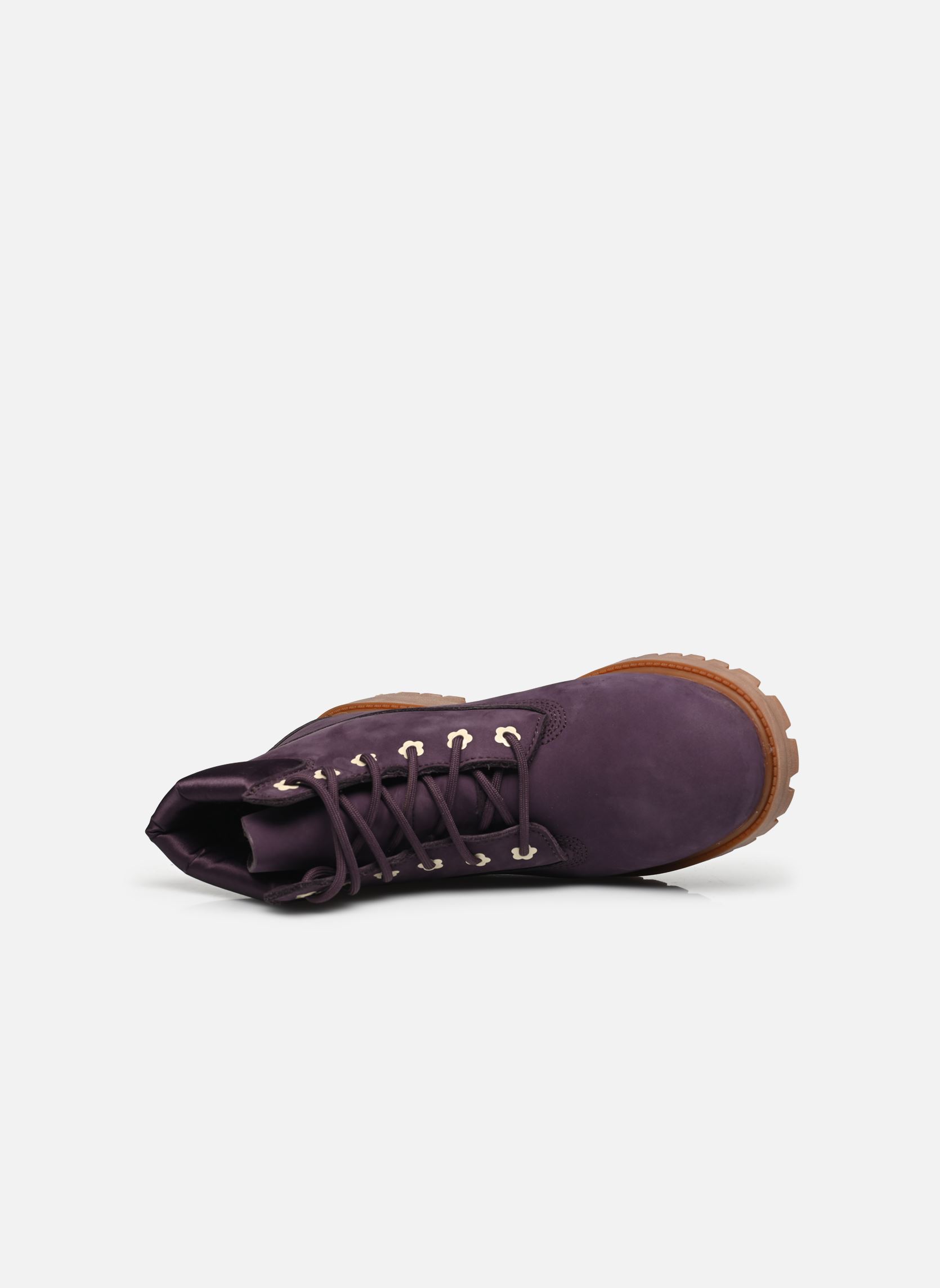 Laarzen TIMBERLAND PREMIUM 6 INCH LACE UP WATERP paars Timberland Laarzen TIMBERLAND PREMIUM 6 INCH LACE UP WATERP paars DARK PURPLE NUBUCK