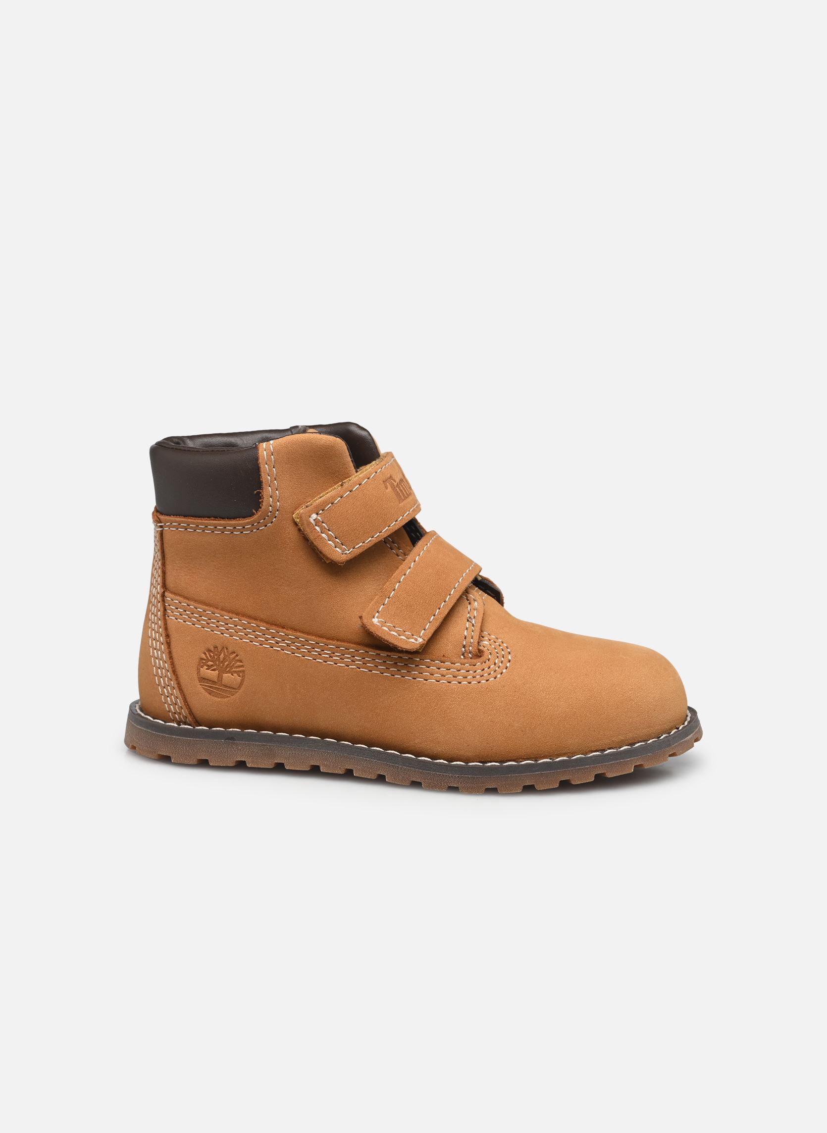 Bottines POKEY PINE MID HOOK & LOOP BOOT jaune Timberland Bottines POKEY PINE MID HOOK & LOOP BOOT jaune WHEAT