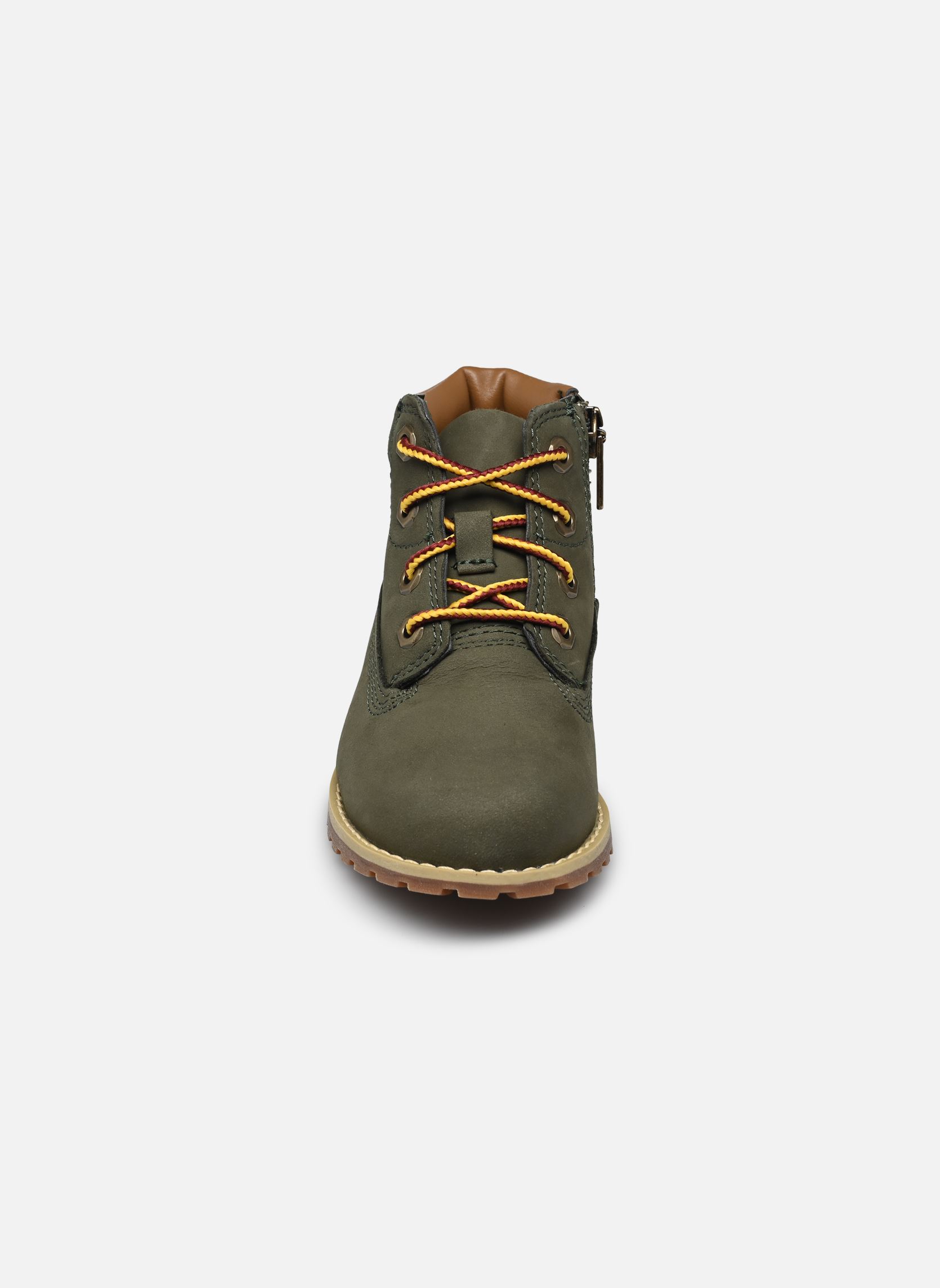 Stiefeletten / Ankle Boots POKEY PINE MID LACE UP WITH ZIP BOOT 581 grün Timberland Stiefeletten / Ankle Boots POKEY PINE MID LACE UP WITH ZIP BOOT 581 grün LEAF GREEN