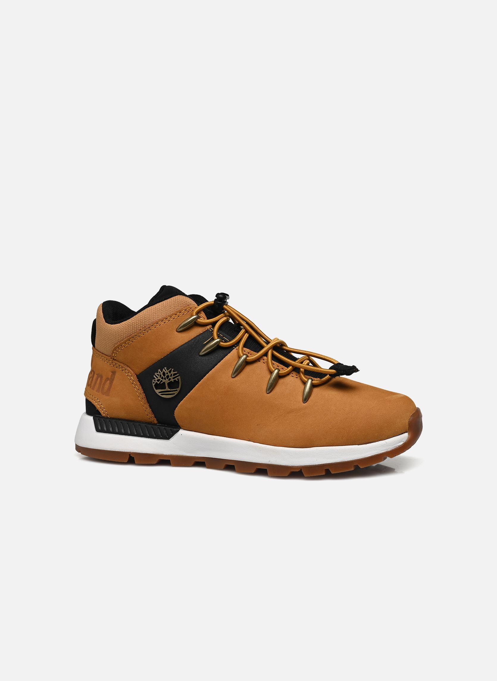 Stiefeletten / Ankle Boots SPRINT TREKKER MID LACE UP SNEAKER TB0A gelb Timberland Stiefeletten / Ankle Boots SPRINT TREKKER MID LACE UP SNEAKER TB0A gelb WHEAT NUBUCK W BLACK