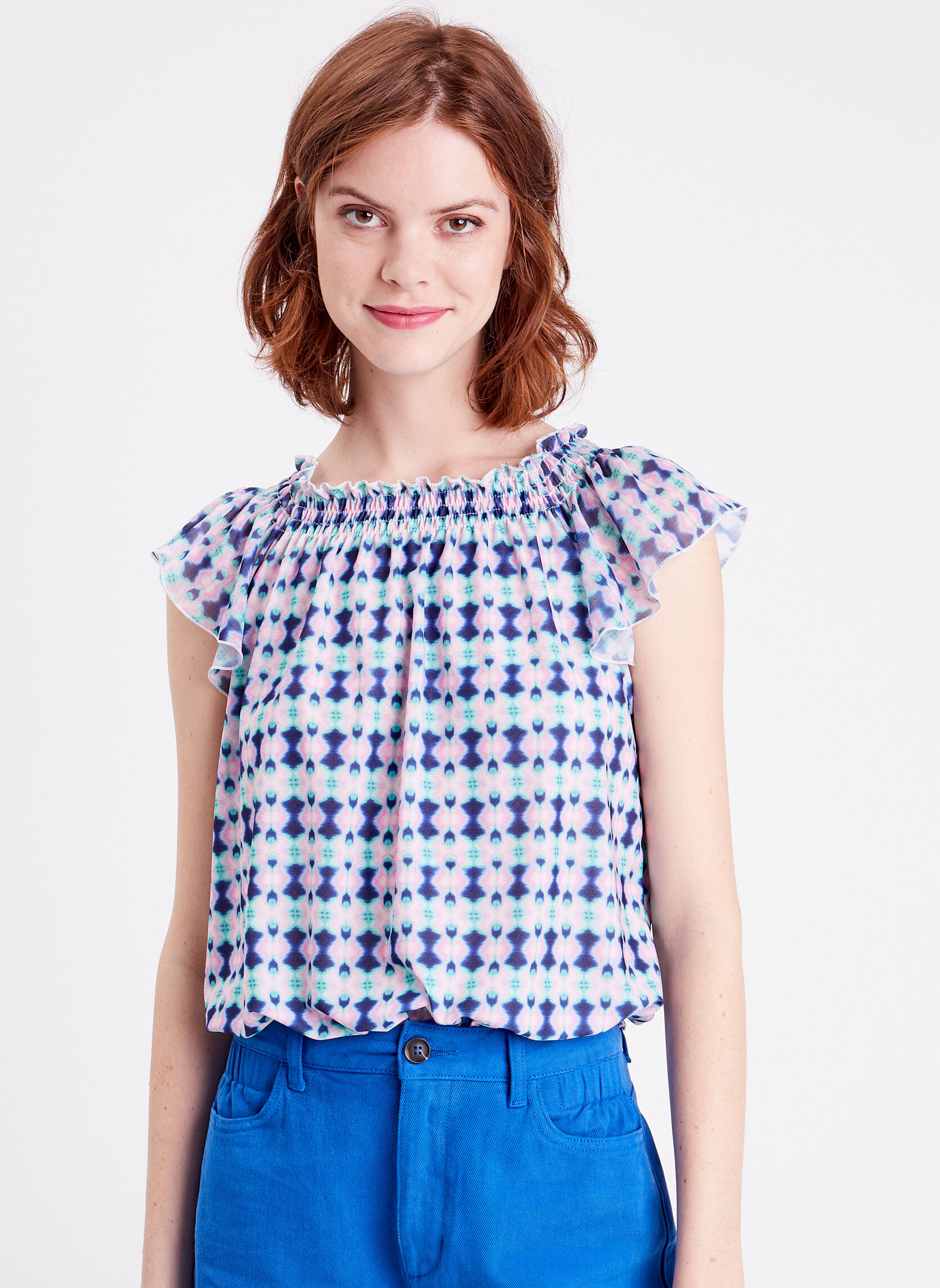 Tee-shirts KOFFIMP femme bleu Cache Cache Tee-shirts KOFFIMP femme bleu Bleu foncé