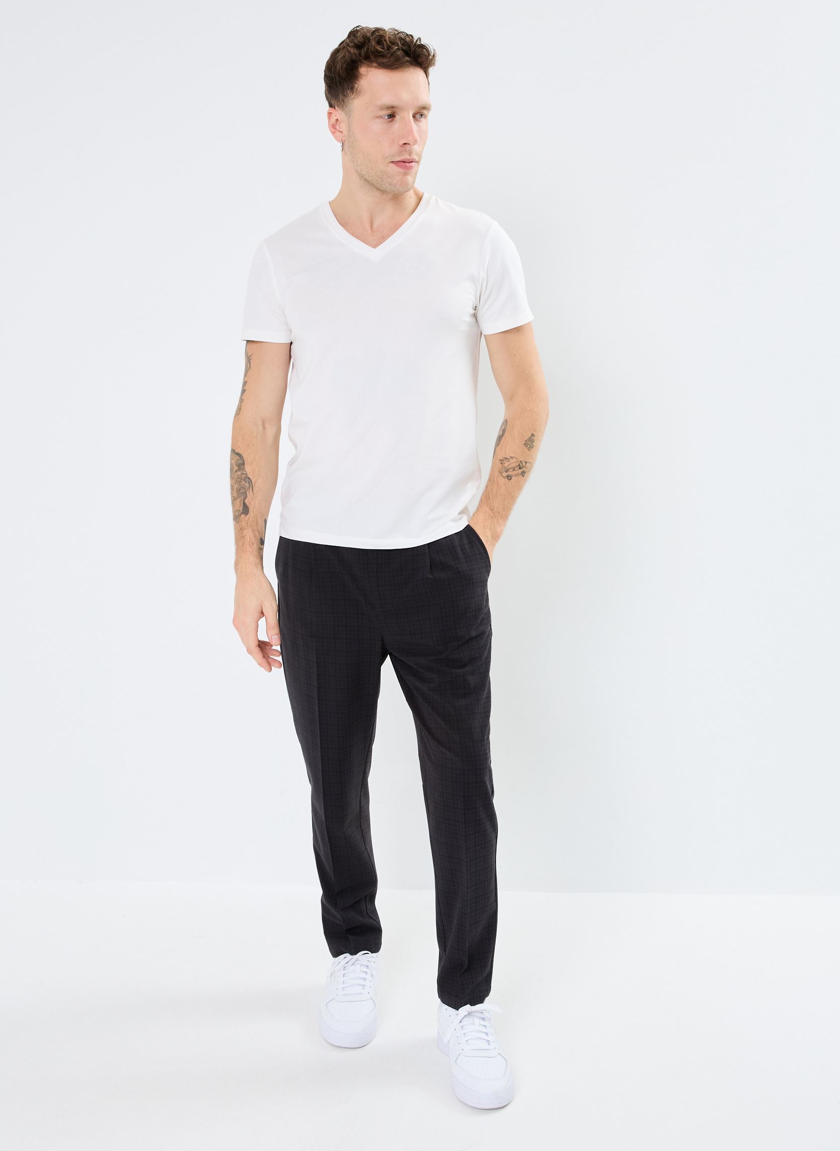 Tee-shirts manches courtes TEVE homme blanc Marvin&Co Tee-shirts manches courtes TEVE homme blanc Bright white