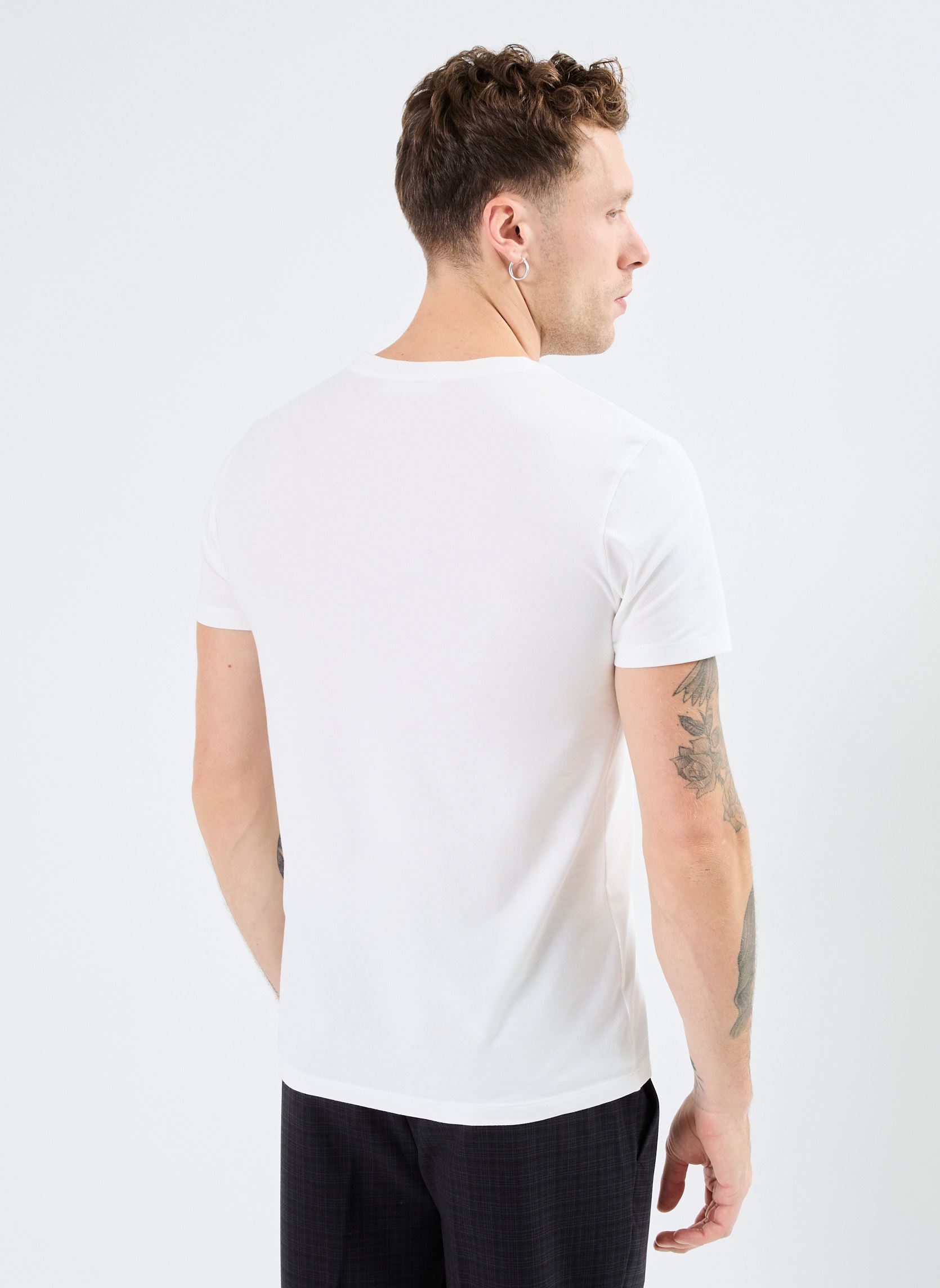 Tee-shirts manches courtes TEVE homme blanc Marvin&Co Tee-shirts manches courtes TEVE homme blanc Bright white