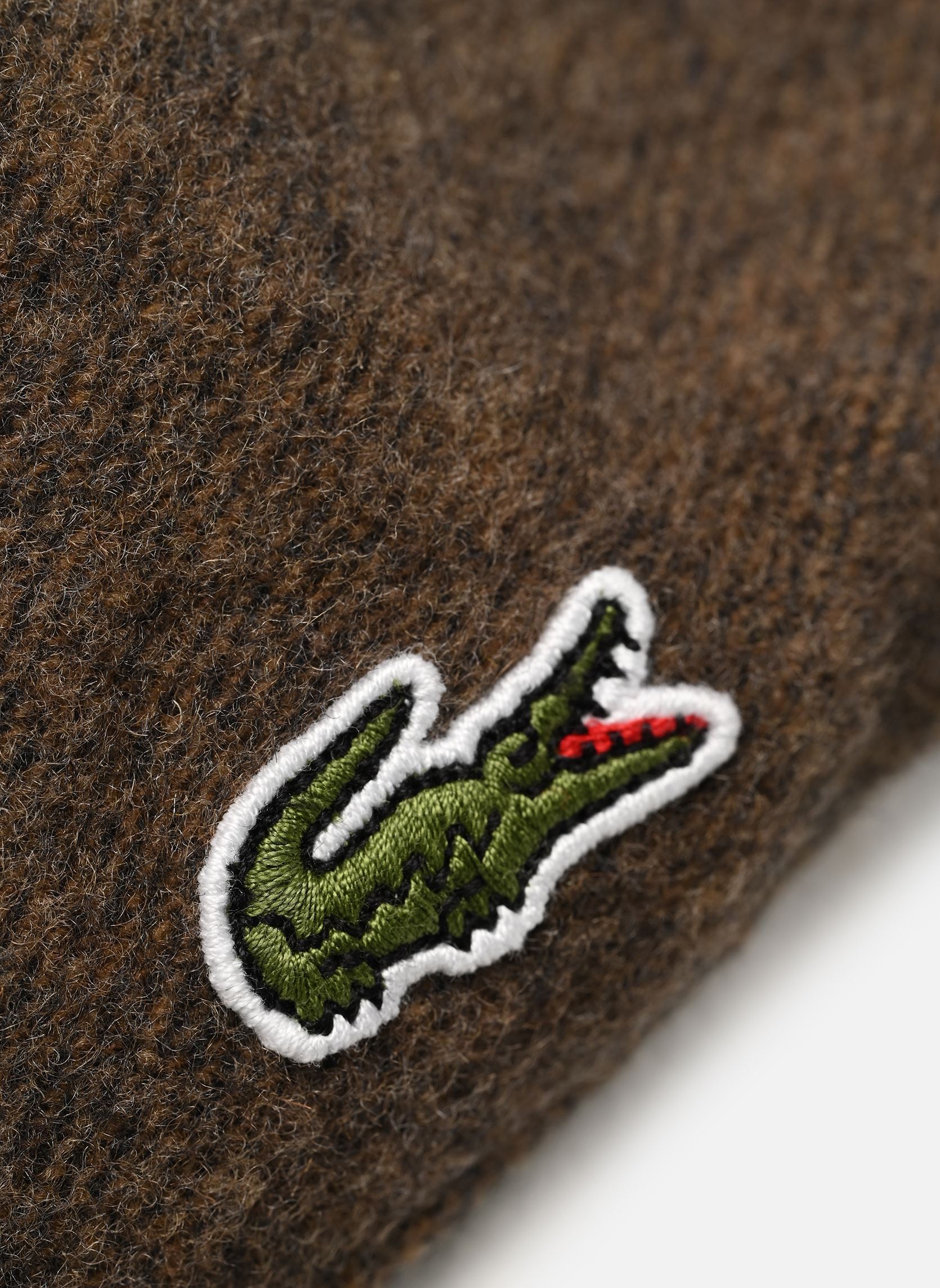 Kappen Béret en feutre de laine mélangée braun Lacoste Kappen Béret en feutre de laine mélangée braun MASCARA