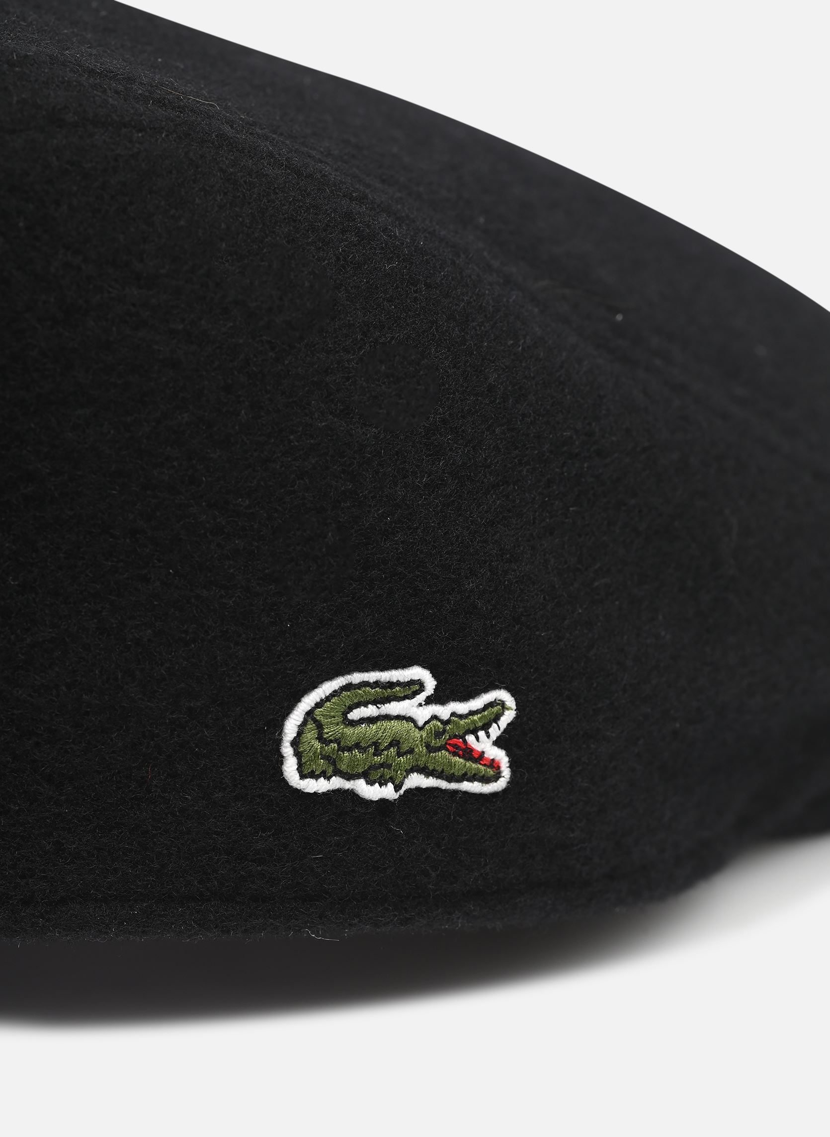 Casquettes Béret en feutre de laine mélangée noir Lacoste Casquettes Béret en feutre de laine mélangée noir NOIR