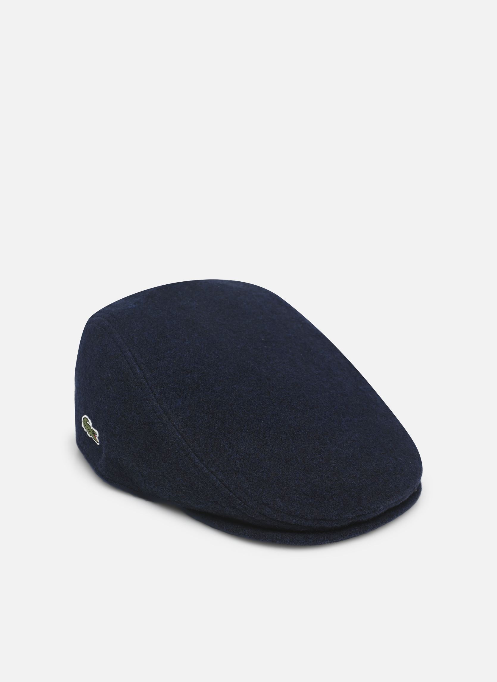 Kappen Béret en feutre de laine mélangée blau Lacoste Kappen Béret en feutre de laine mélangée blau MARINE