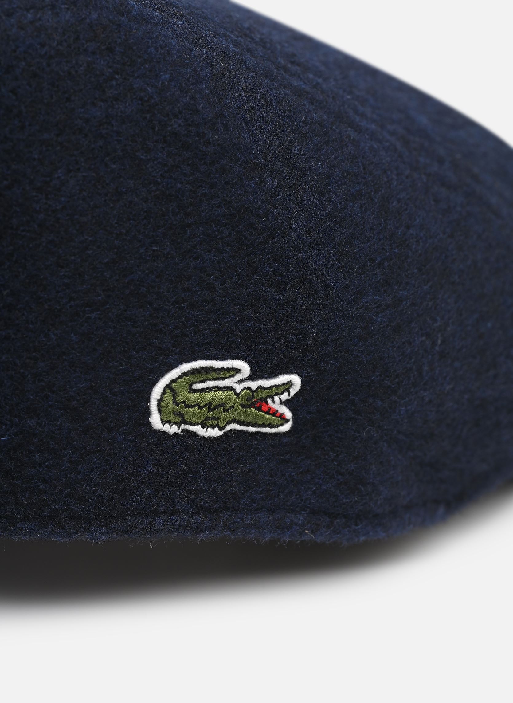 Kappen Béret en feutre de laine mélangée blau Lacoste Kappen Béret en feutre de laine mélangée blau MARINE
