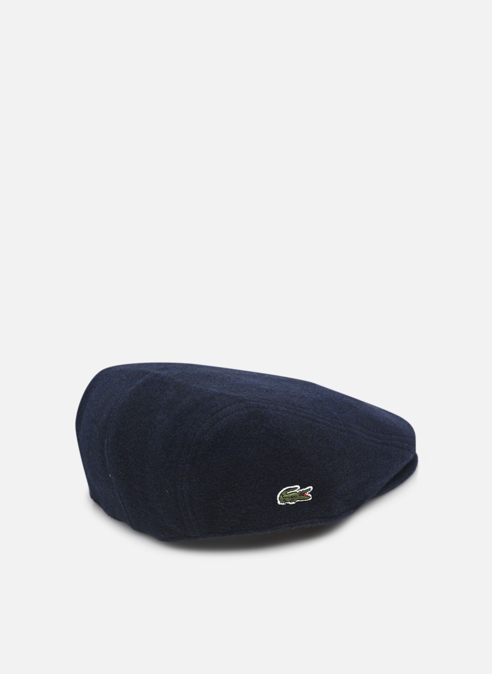 Kappen Béret en feutre de laine mélangée blau Lacoste Kappen Béret en feutre de laine mélangée blau MARINE