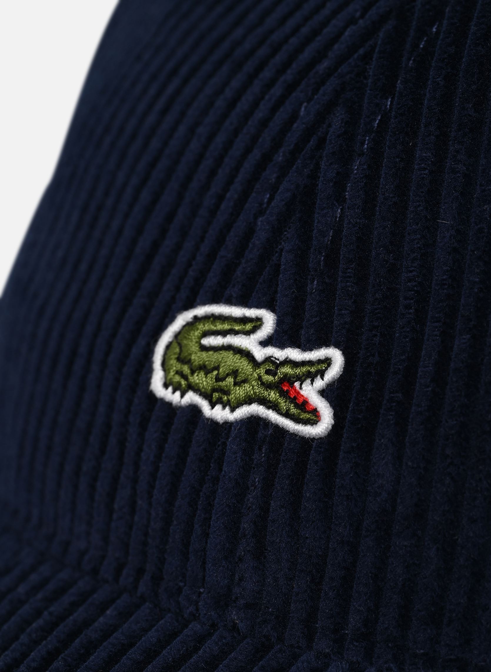 Kappen Casquette ajustable en velours blau Lacoste Kappen Casquette ajustable en velours blau MARINE