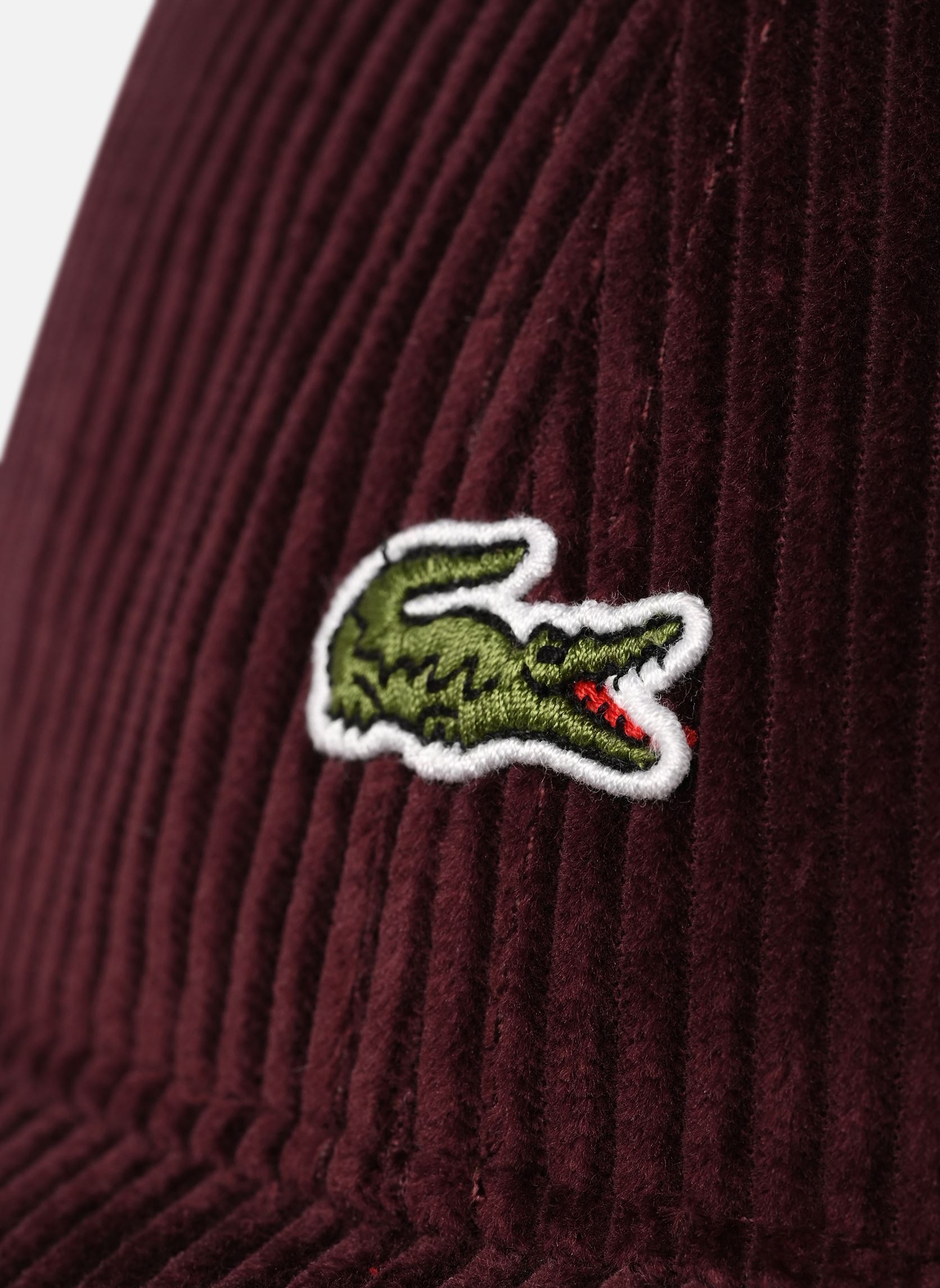 Petten Casquette ajustable en velours bordeaux Lacoste Petten Casquette ajustable en velours bordeaux OXALIS
