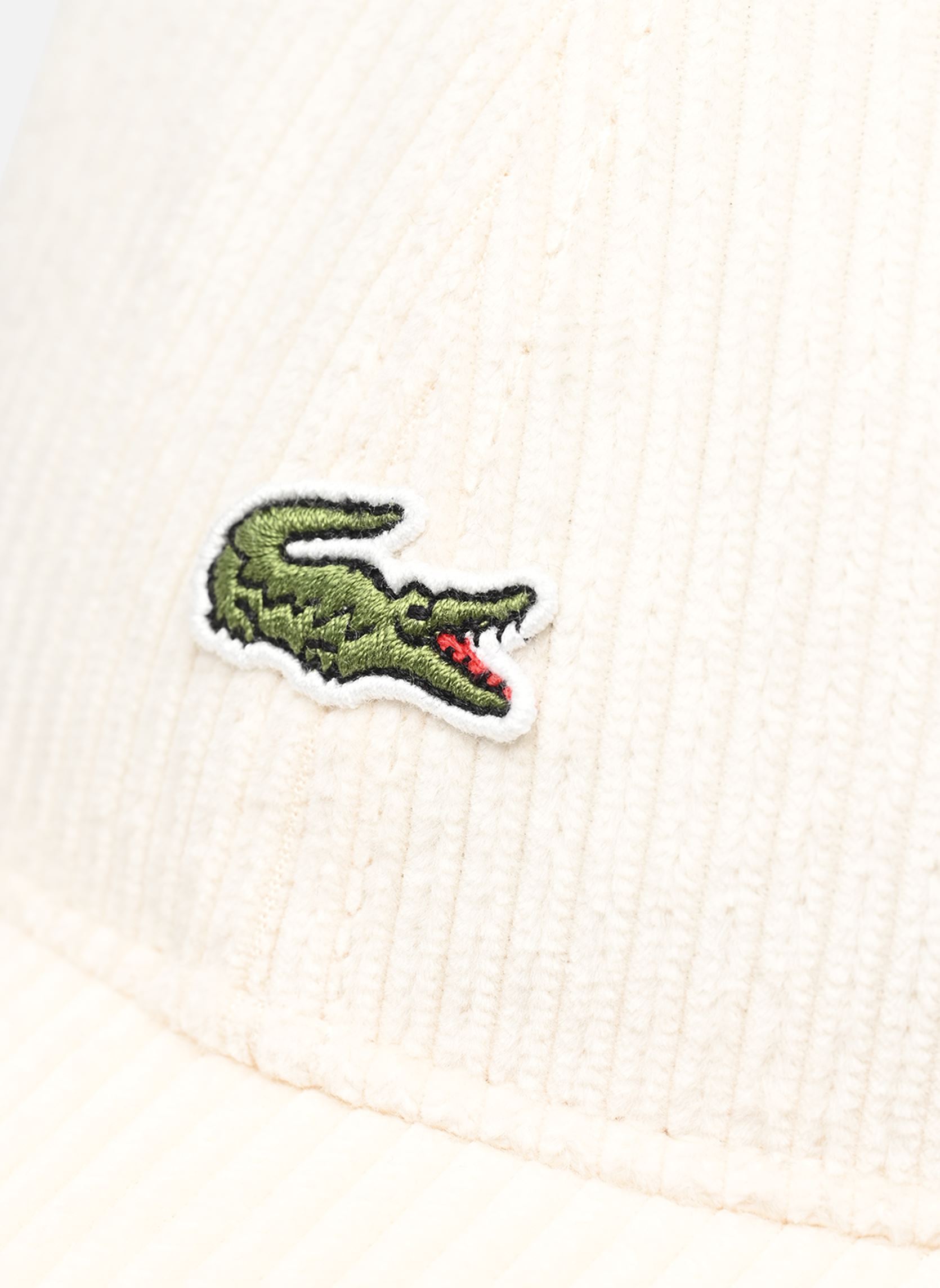Casquettes Casquette ajustable en velours homme blanc Lacoste Casquettes Casquette ajustable en velours homme blanc LAPONIE