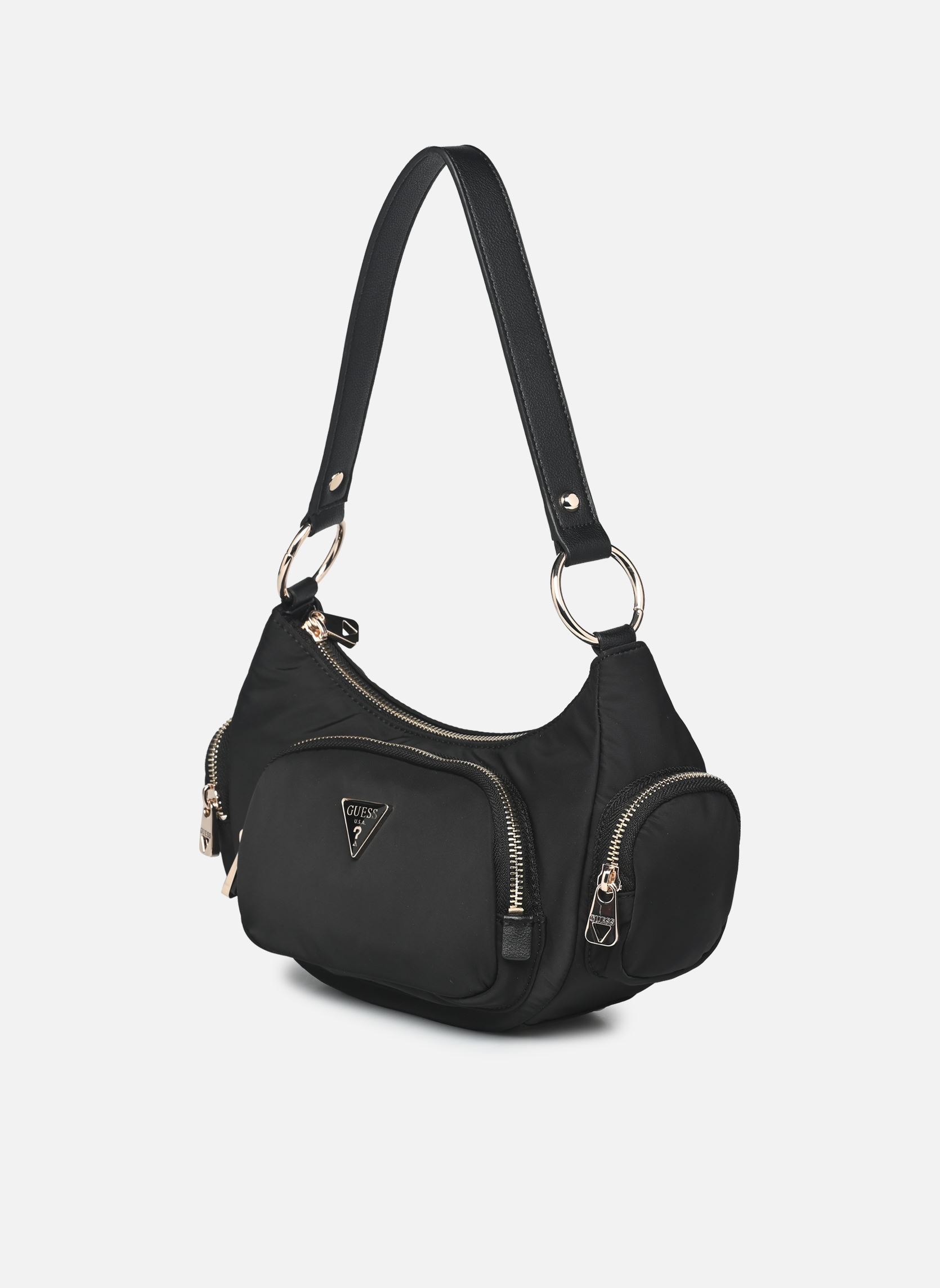 Sacs bandoulière Eco Gemma Shoulder Bag femme noir Guess Sacs bandoulière Eco Gemma Shoulder Bag femme noir BLACK