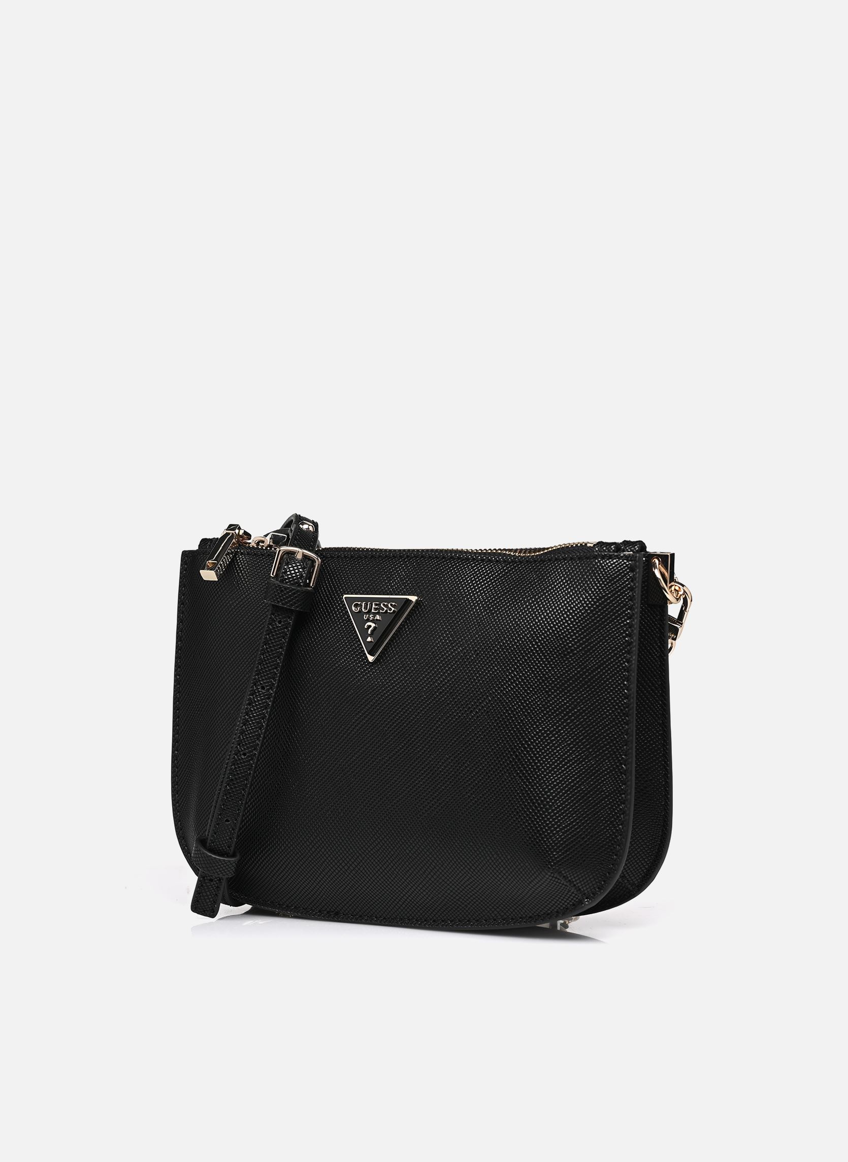 Sacs bandoulière Ilia 2 Cmprtmnt Xbody Top Zip femme noir Guess Sacs bandoulière Ilia 2 Cmprtmnt Xbody Top Zip femme noir BLACK