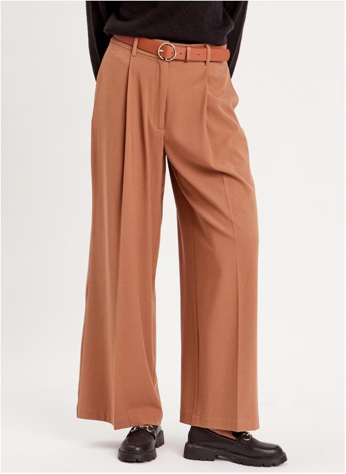 Cache Cache Pantalons droit CITYWIPLI femme marron