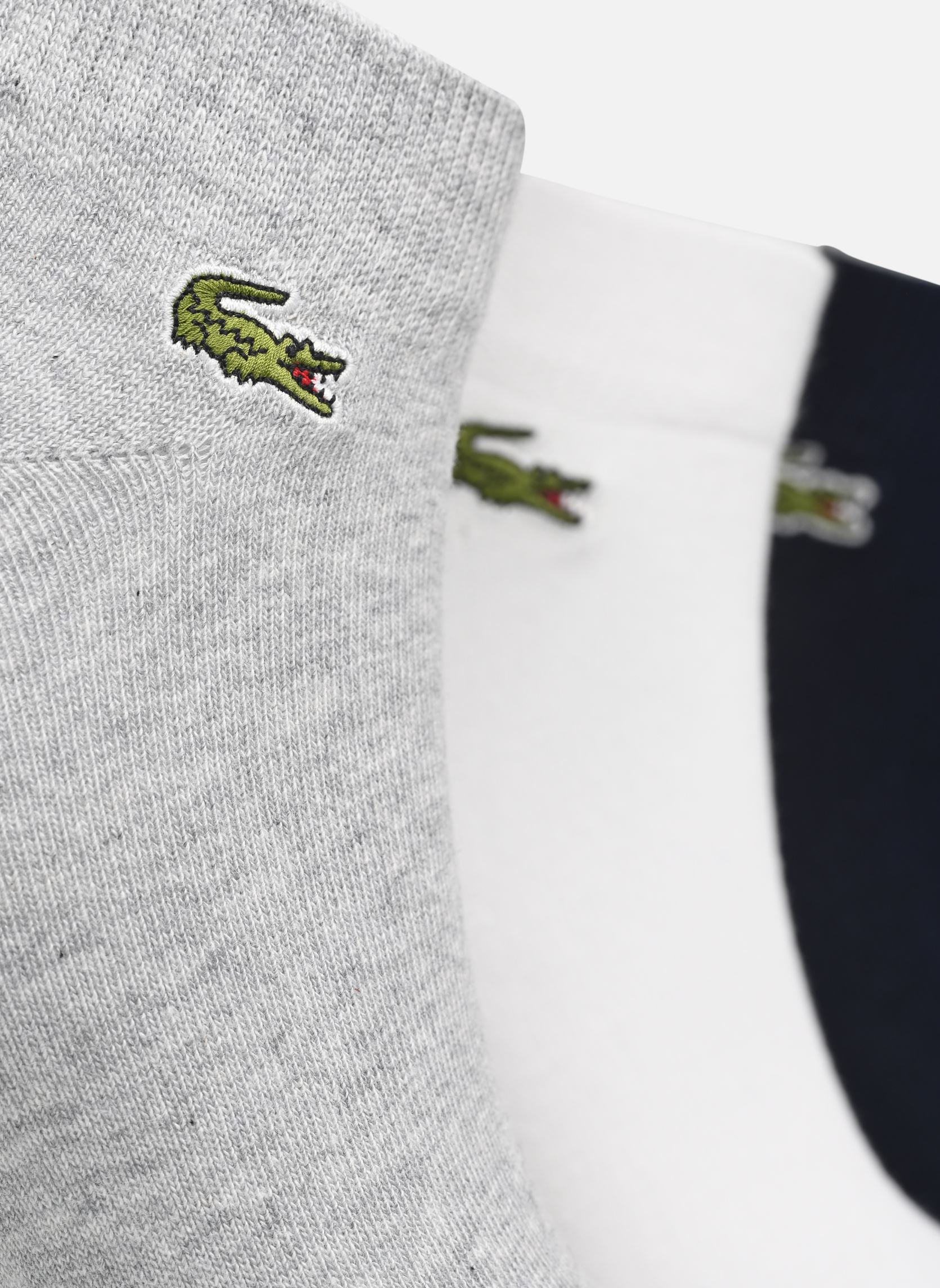Socquettes Chaussettes Lacoste RA2917 argent Lacoste Socquettes Chaussettes Lacoste RA2917 argent METALLISES