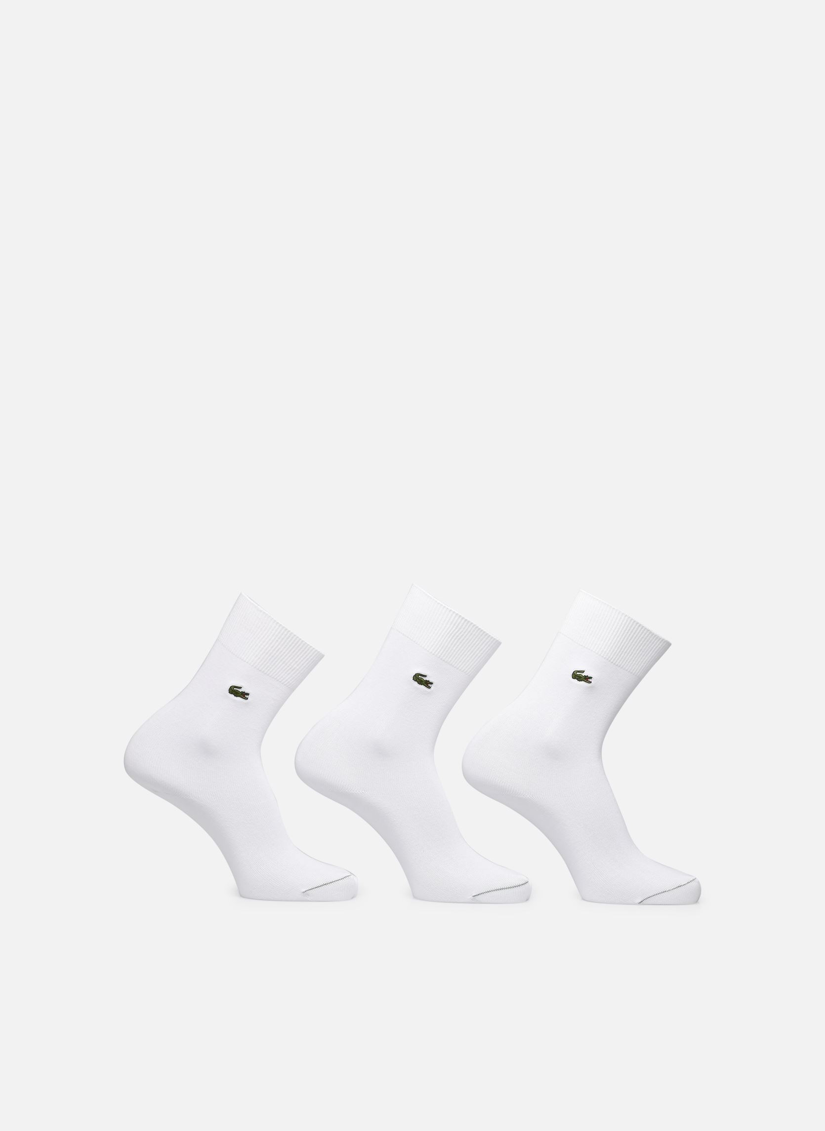 Chaussettes Lacoste LOT DE 3 PAIRES DE CHAUSSETTES BASSES NOIRES 39 / - vue 7