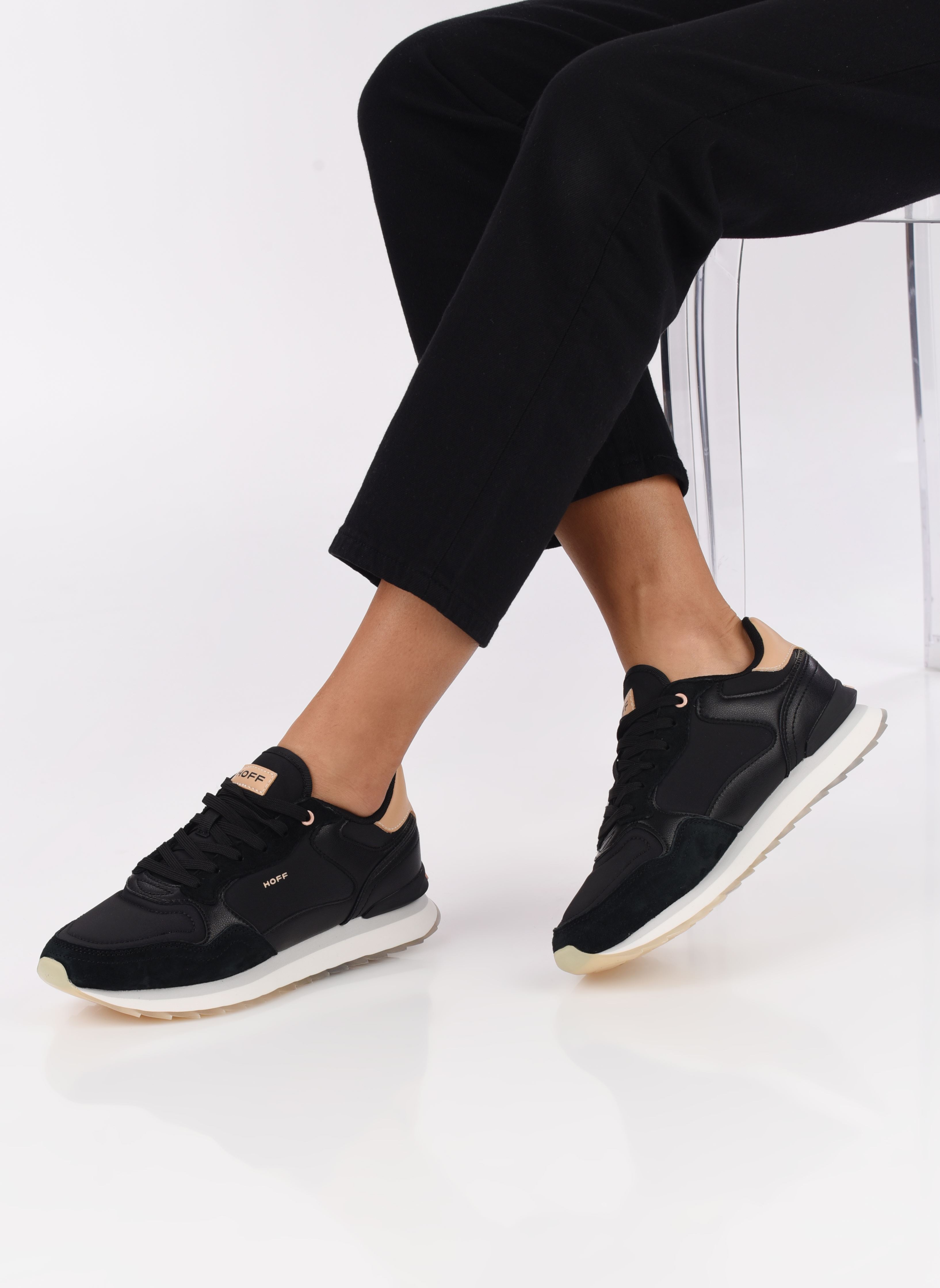 Baskets NEW YORK femme noir Hoff Baskets NEW YORK femme noir BLACK
