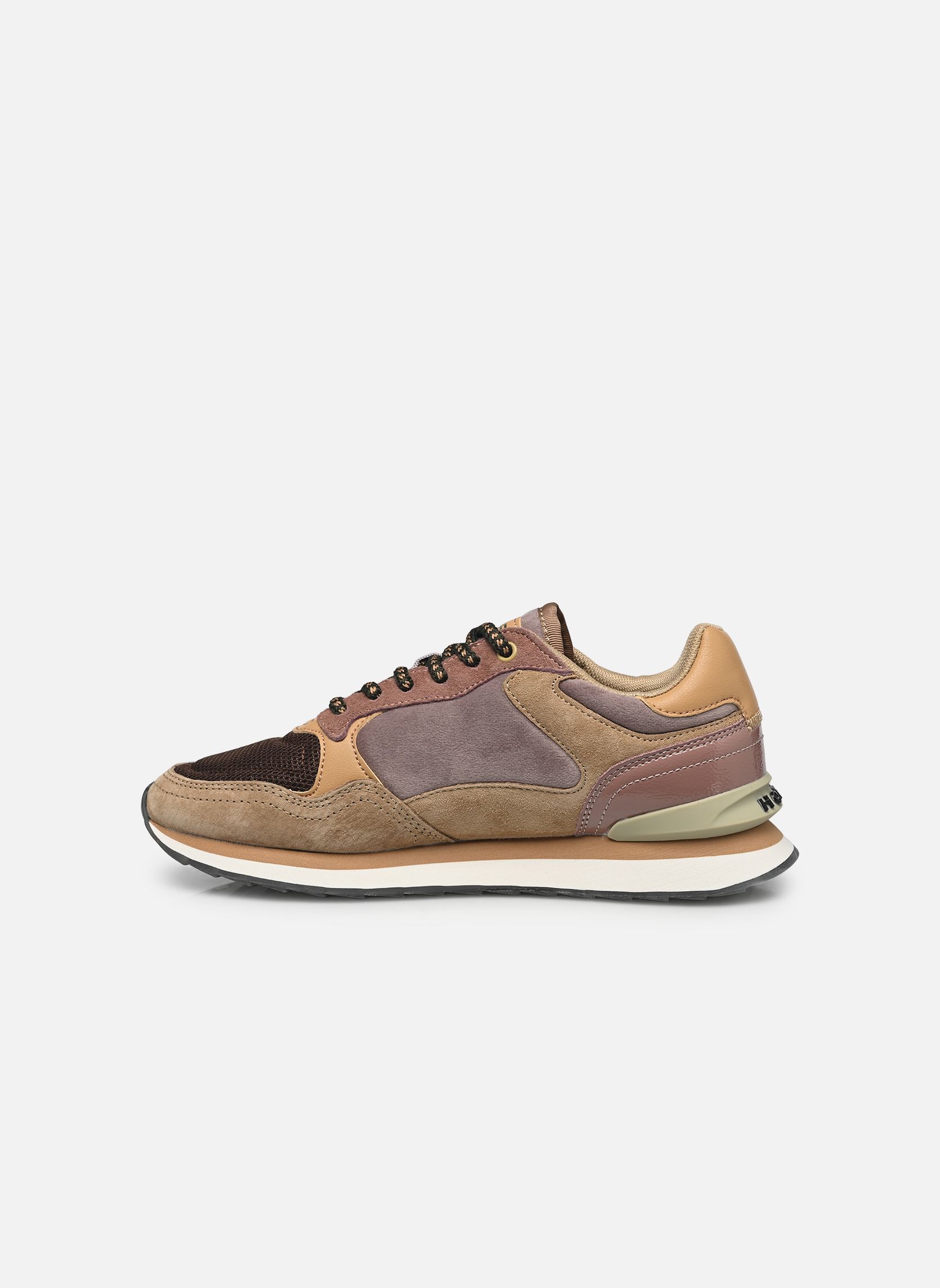 Hoff Krakow Sneakers Donna - Moderne E Colorate - Lilla/Kaki Con Dettagli Rosa - Suola 3 Cm