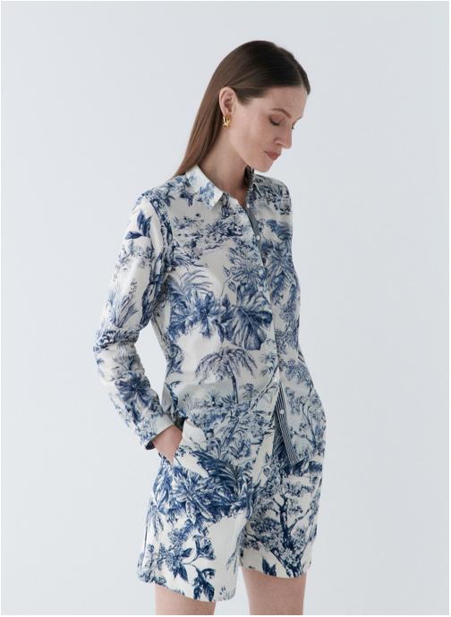 Caroll Chemises 241C-CJESS femme bleu