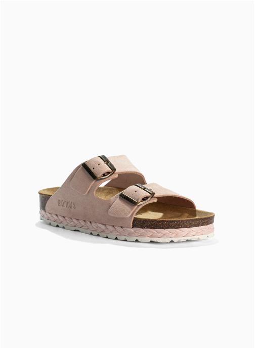 Bayton Mules en cuir BENALLA femme rose