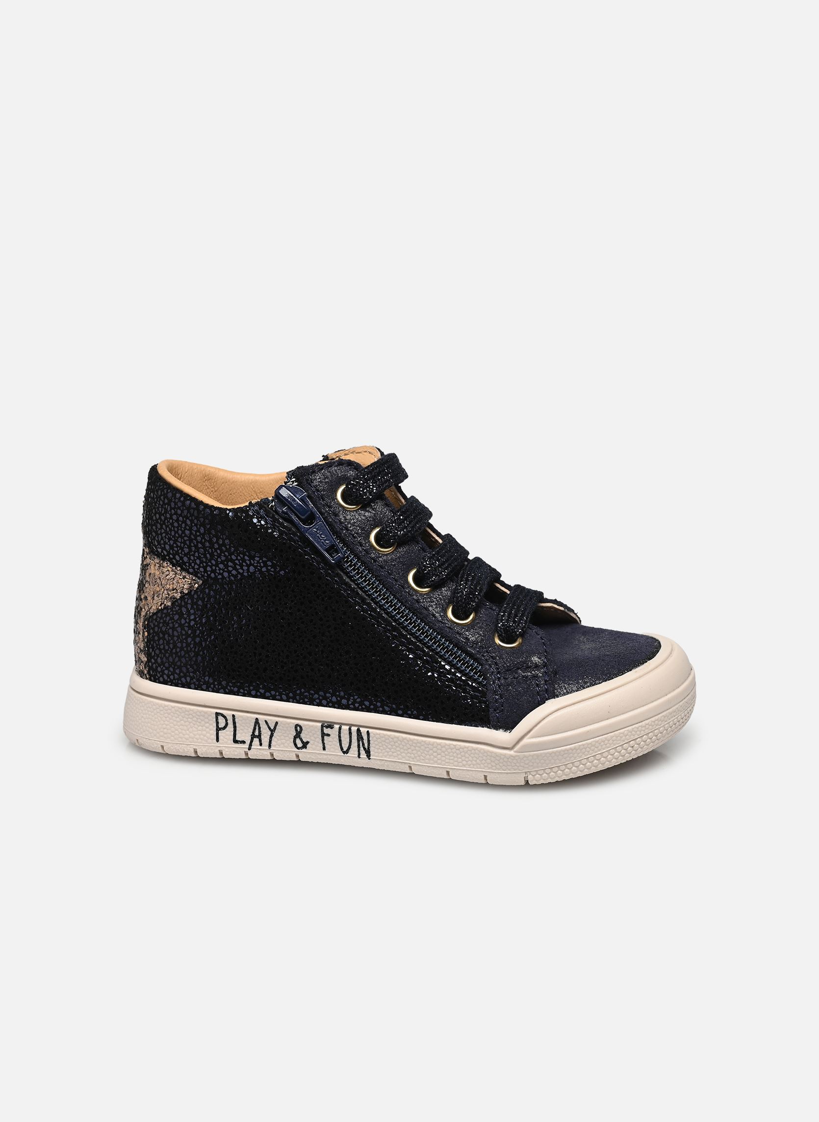 Baskets hautes Restario fille bleu Bopy Baskets hautes Restario fille bleu MARINE