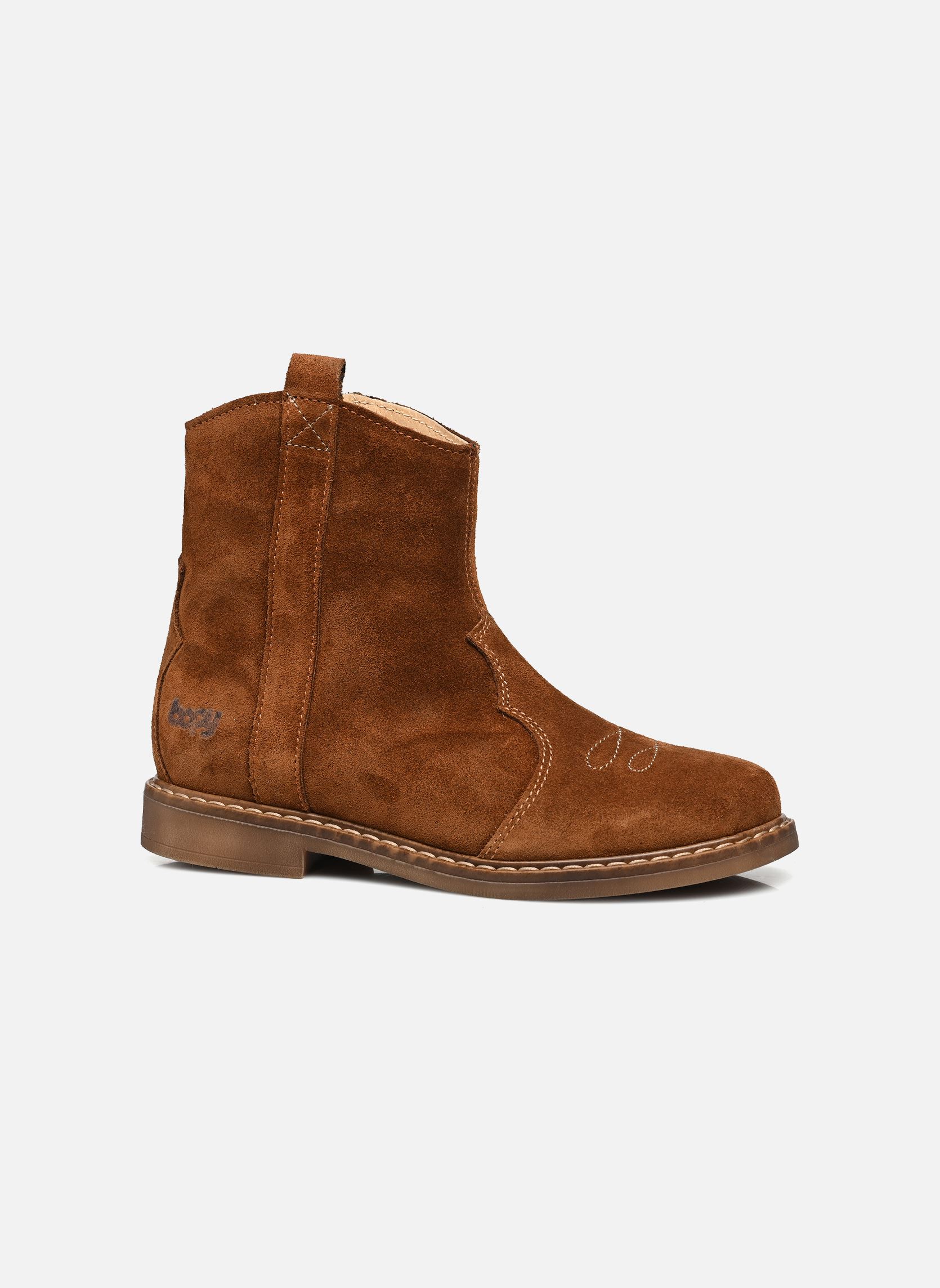 Stiefeletten / Ankle Boots Santiag mädchen braun Bopy Stiefeletten / Ankle Boots Santiag mädchen braun CARAMEL