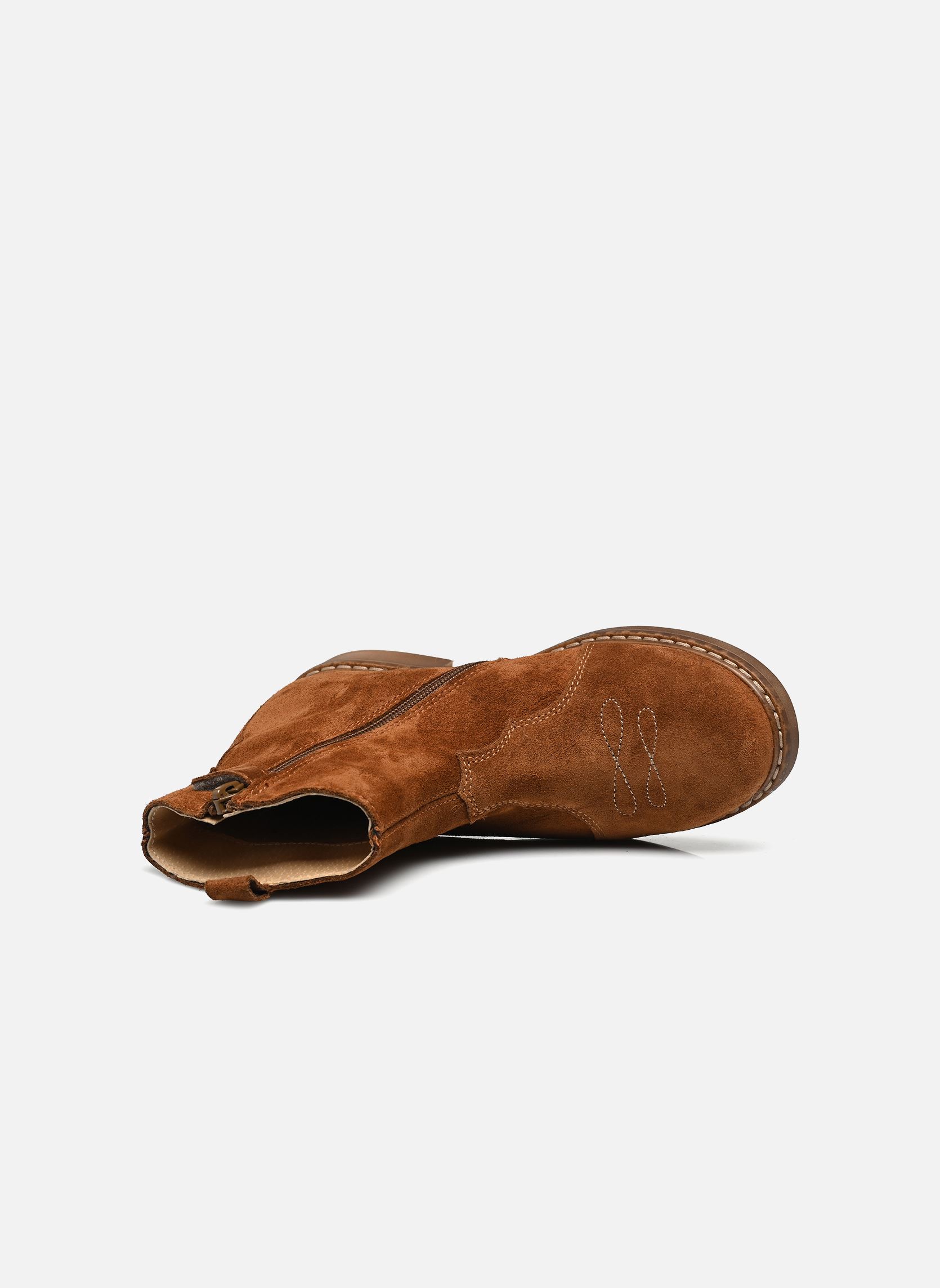Stiefeletten / Ankle Boots Santiag mädchen braun Bopy Stiefeletten / Ankle Boots Santiag mädchen braun CARAMEL