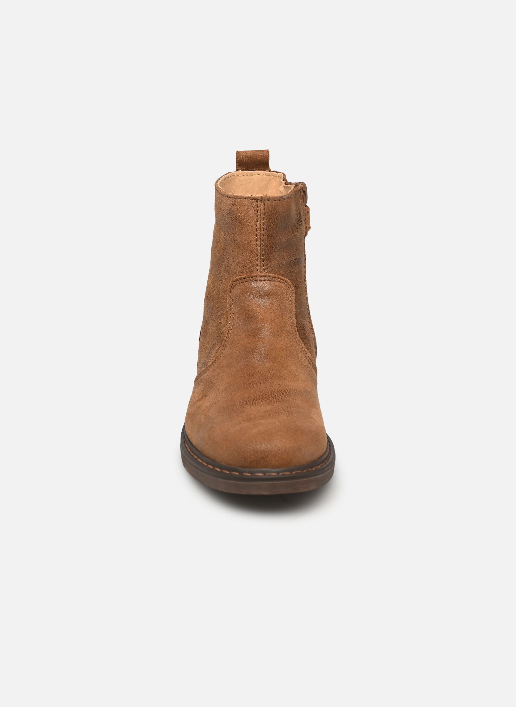 Enkellaarsjes Sozi meisjes bruin Bopy Enkellaarsjes Sozi meisjes bruin COGNAC
