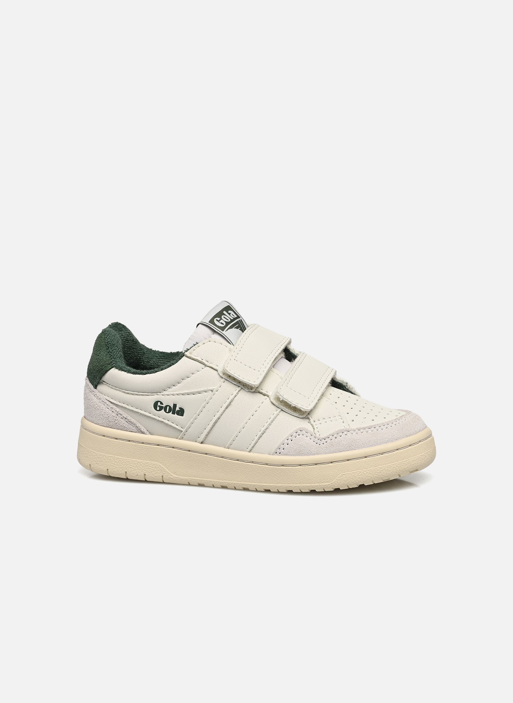 Baskets Eagle Strap blanc Gola Baskets Eagle Strap blanc OFF WHITE/EVERGREEN