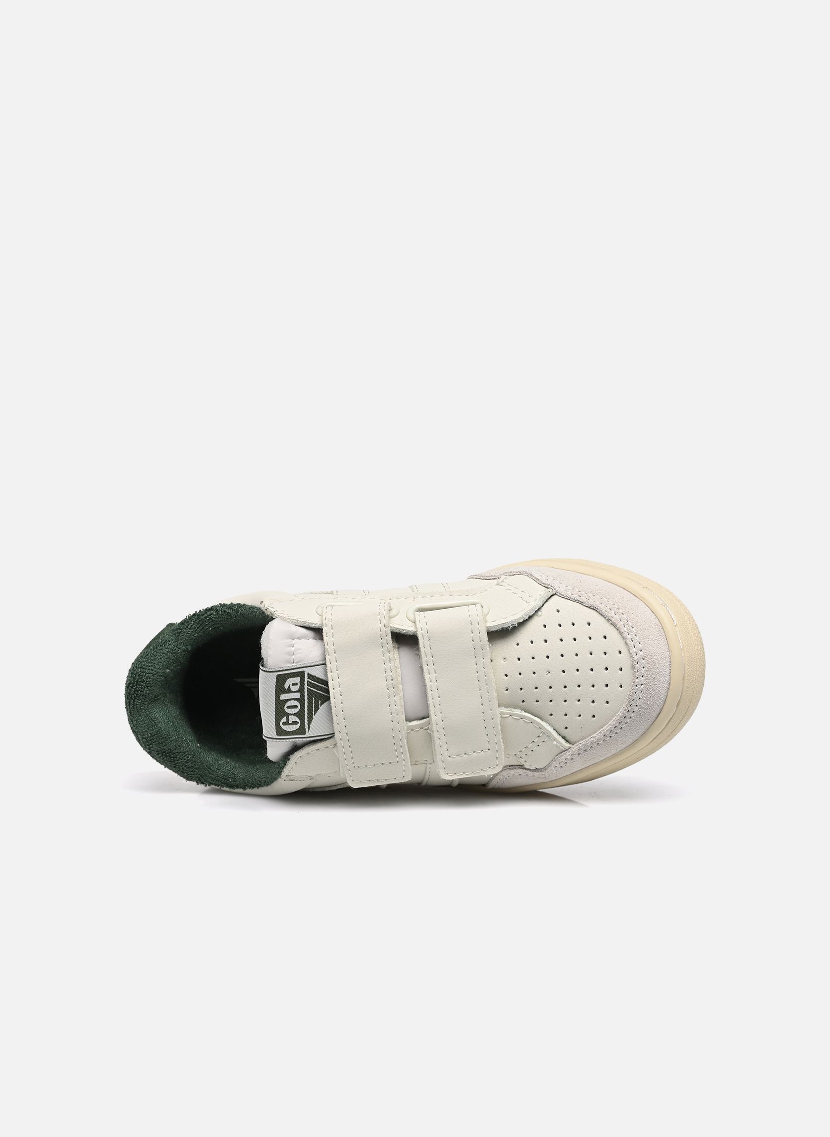 Baskets Eagle Strap blanc Gola Baskets Eagle Strap blanc OFF WHITE/EVERGREEN