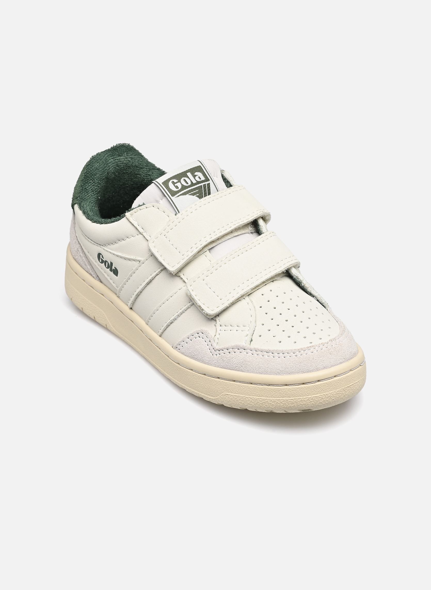 Baskets Eagle Strap blanc Gola Baskets Eagle Strap blanc OFF WHITE/EVERGREEN