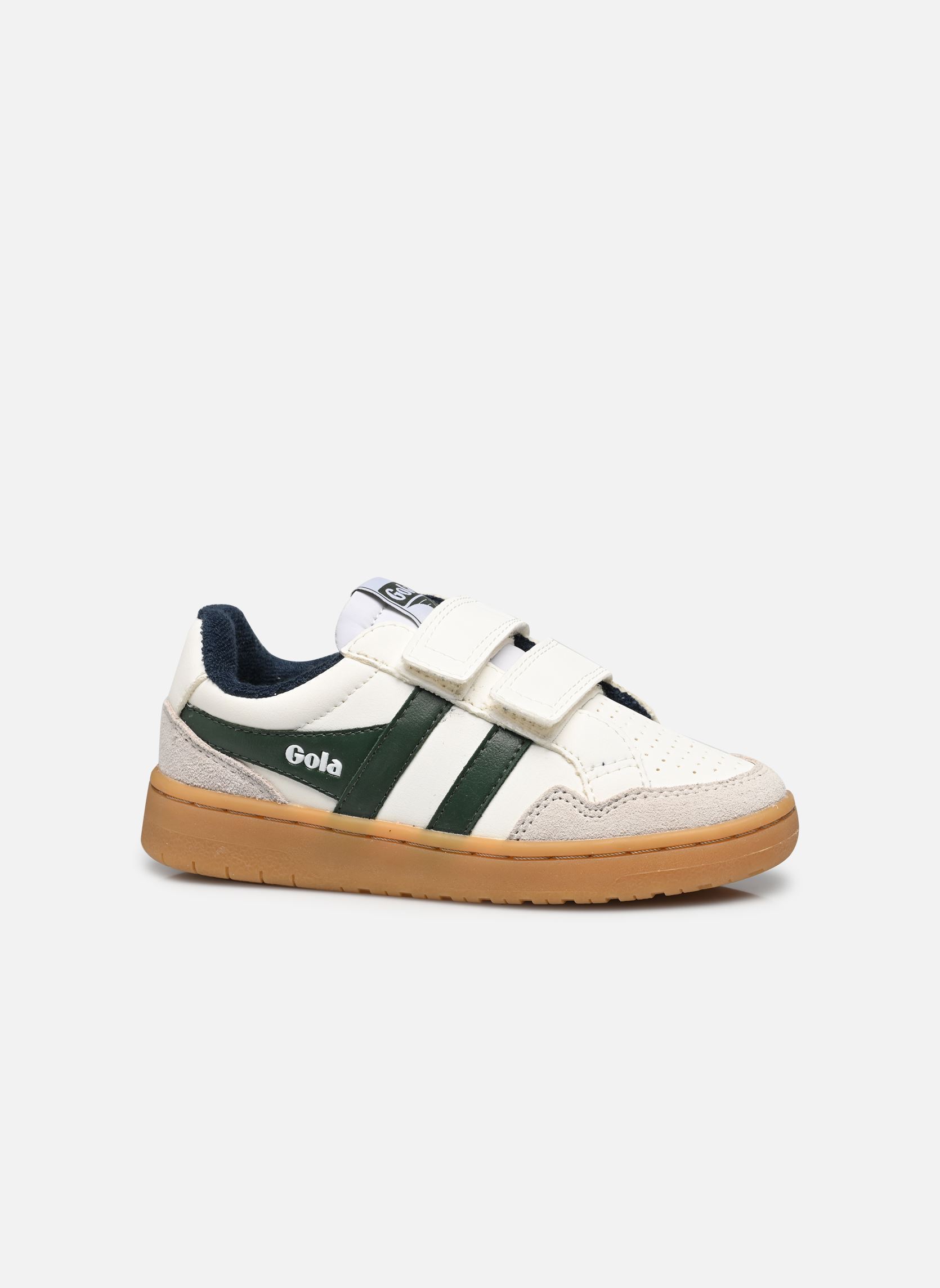 Baskets Eagle Strap blanc Gola Baskets Eagle Strap blanc WHITE/EVERGREEN/NAVY