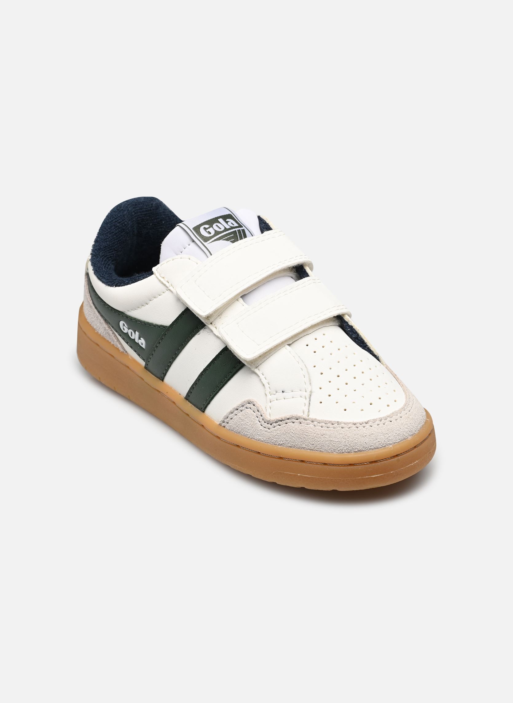 Baskets Eagle Strap blanc Gola Baskets Eagle Strap blanc WHITE/EVERGREEN/NAVY