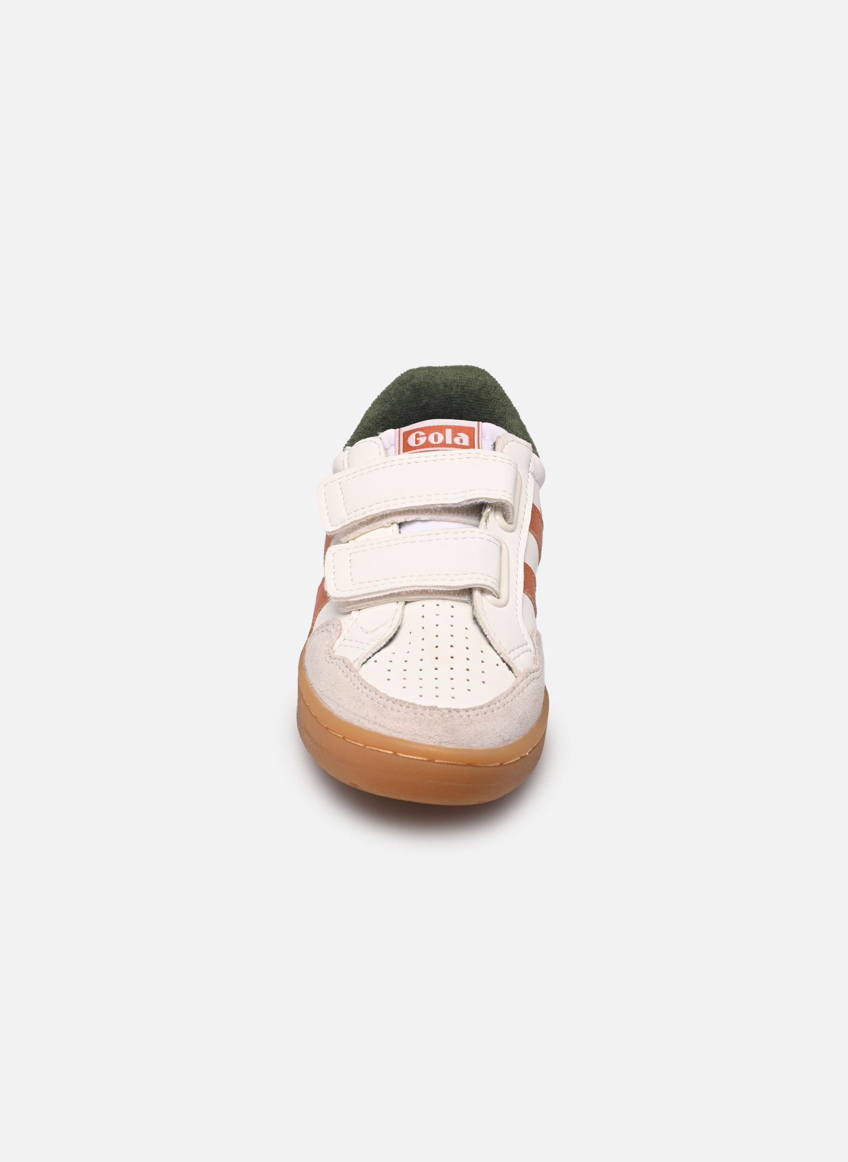 Sneakers Eagle Strap meisjes wit Gola Sneakers Eagle Strap meisjes wit WHITE/MOODY ORANGE/EVERGREEN