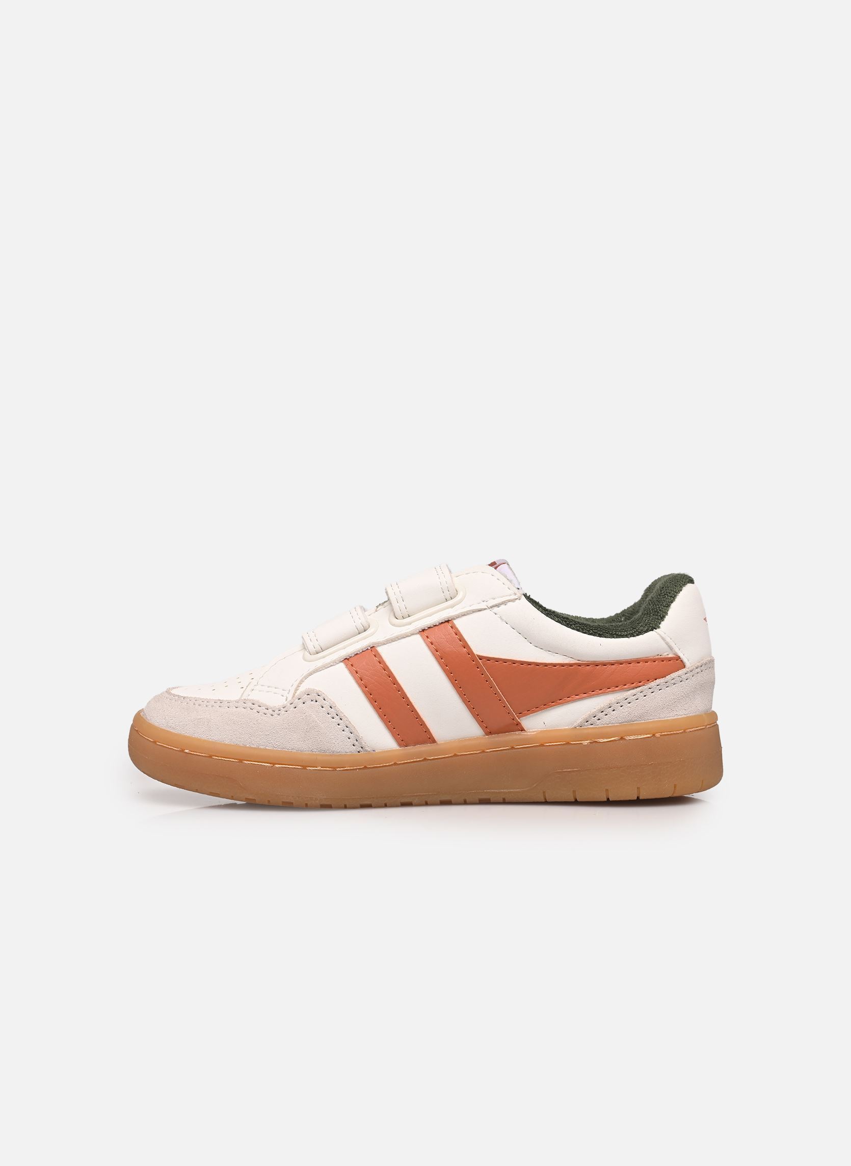Sneakers Eagle Strap meisjes wit Gola Sneakers Eagle Strap meisjes wit WHITE/MOODY ORANGE/EVERGREEN