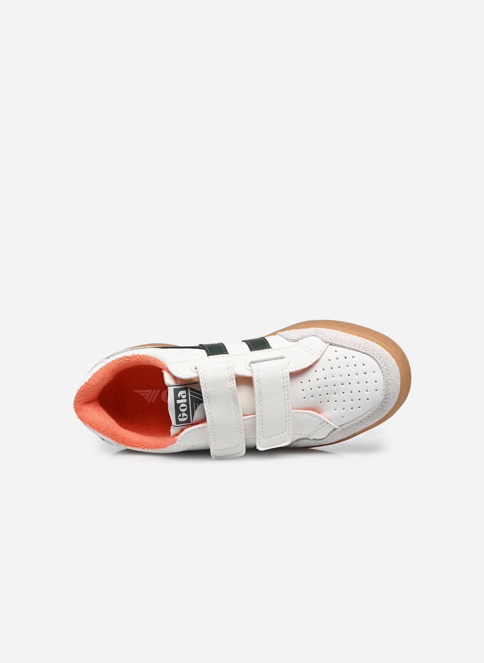 Sneakers Eagle Strap jongens wit Gola Sneakers Eagle Strap jongens wit WHITE/DARK KHAKI/MOODY ORANGE/