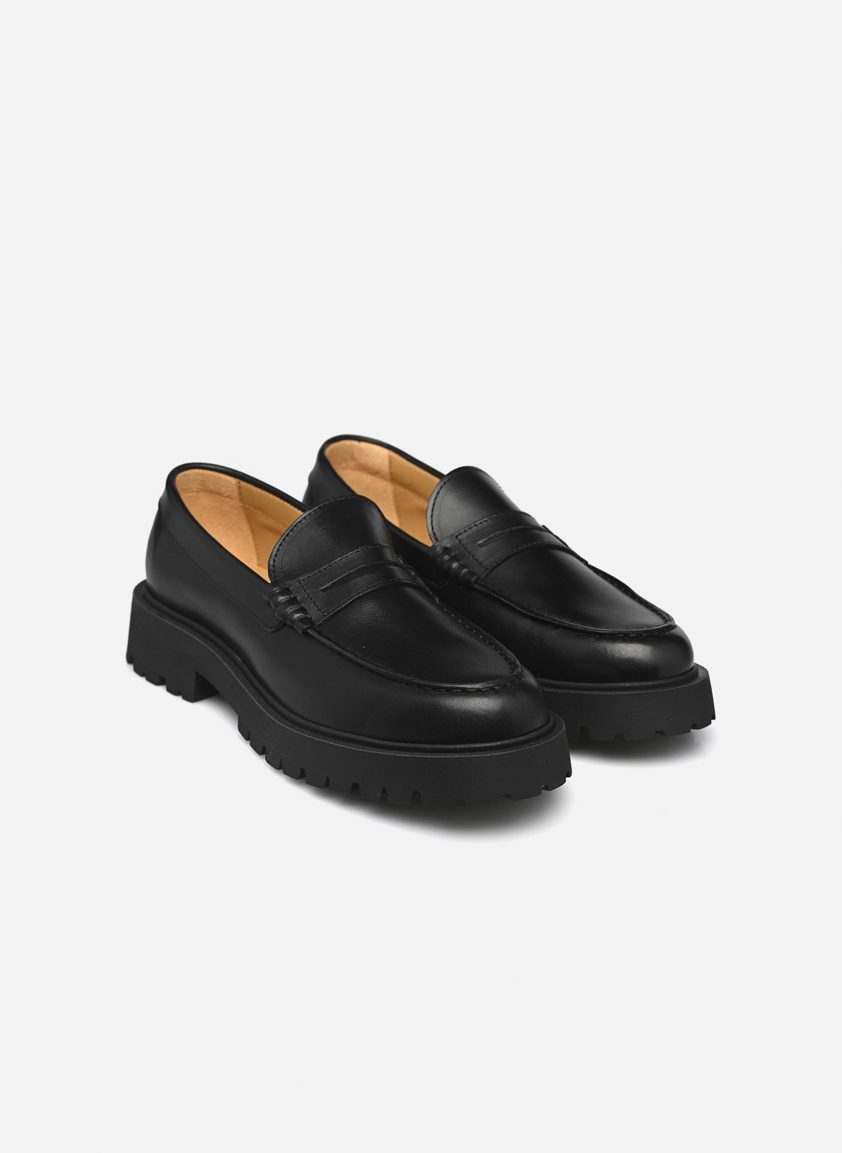 Loafer Dexter damen schwarz Alohas Loafer Dexter damen schwarz BLACK LEATHER