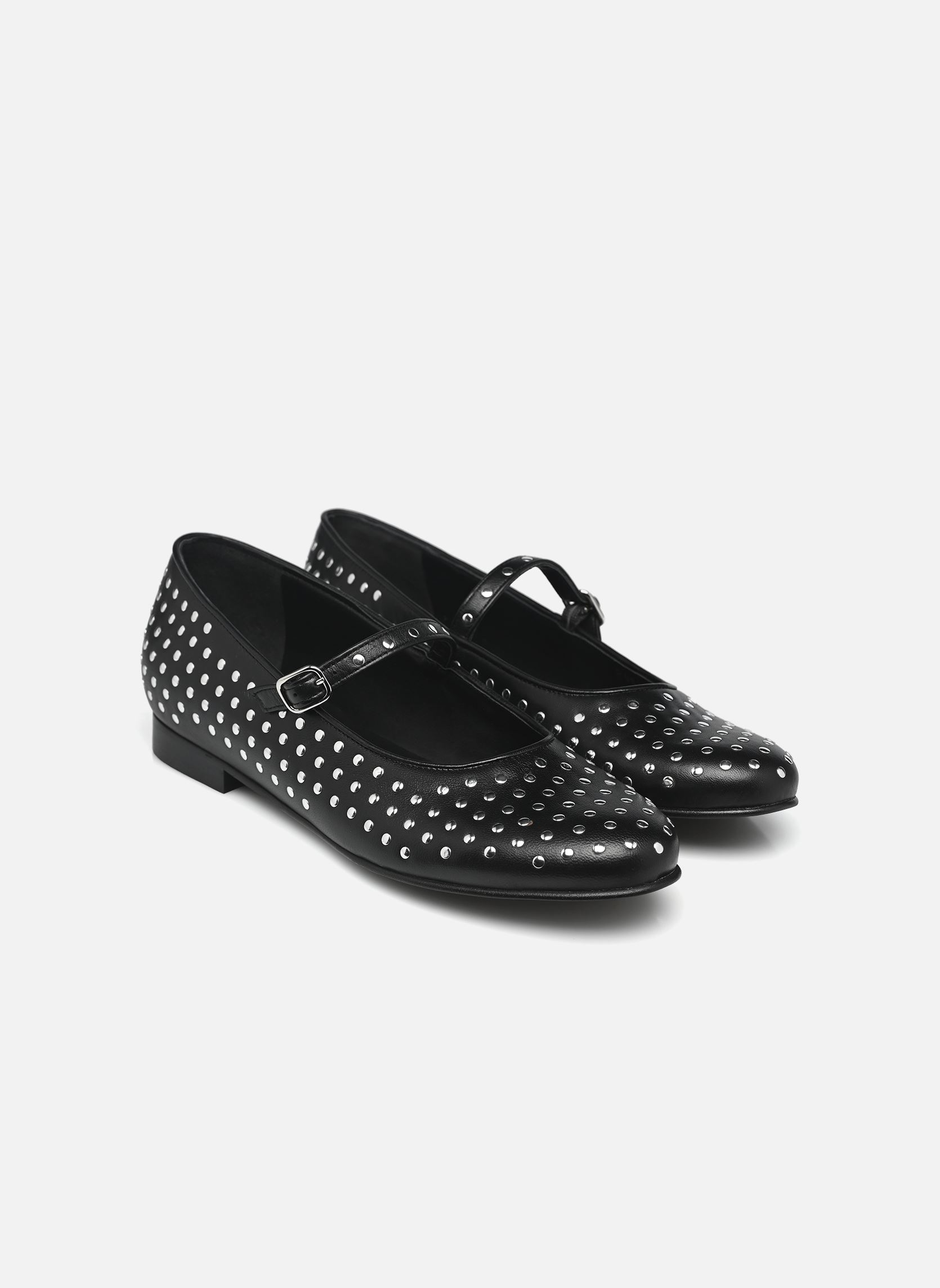 Ballerines classiques Lucien femme noir Alohas Ballerines classiques Lucien femme noir BLACK LEATHER