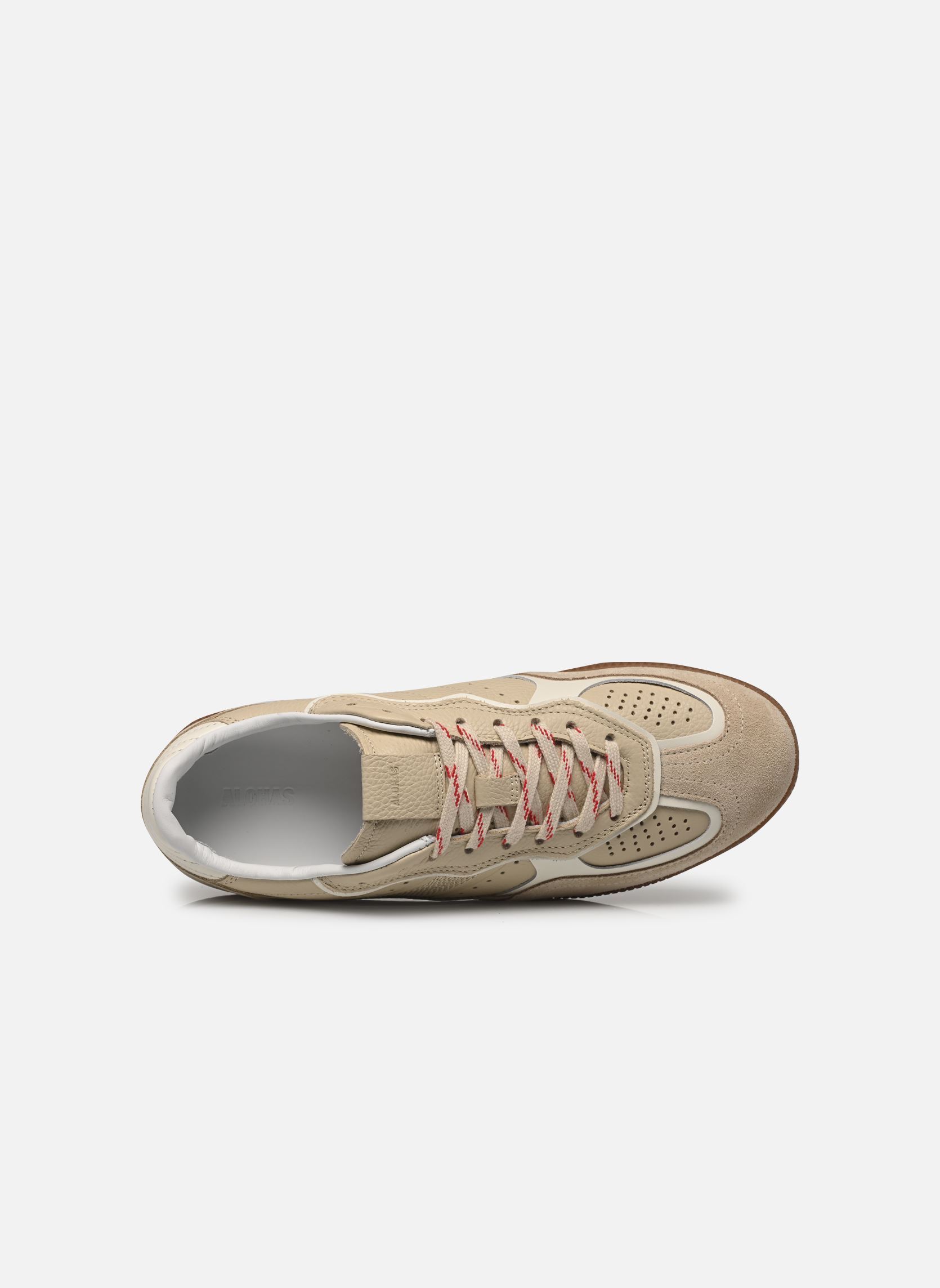 Lage sneakers Tb.490 Rife dames beige Alohas Lage sneakers Tb.490 Rife dames beige GRAIN CREAM LEATHER