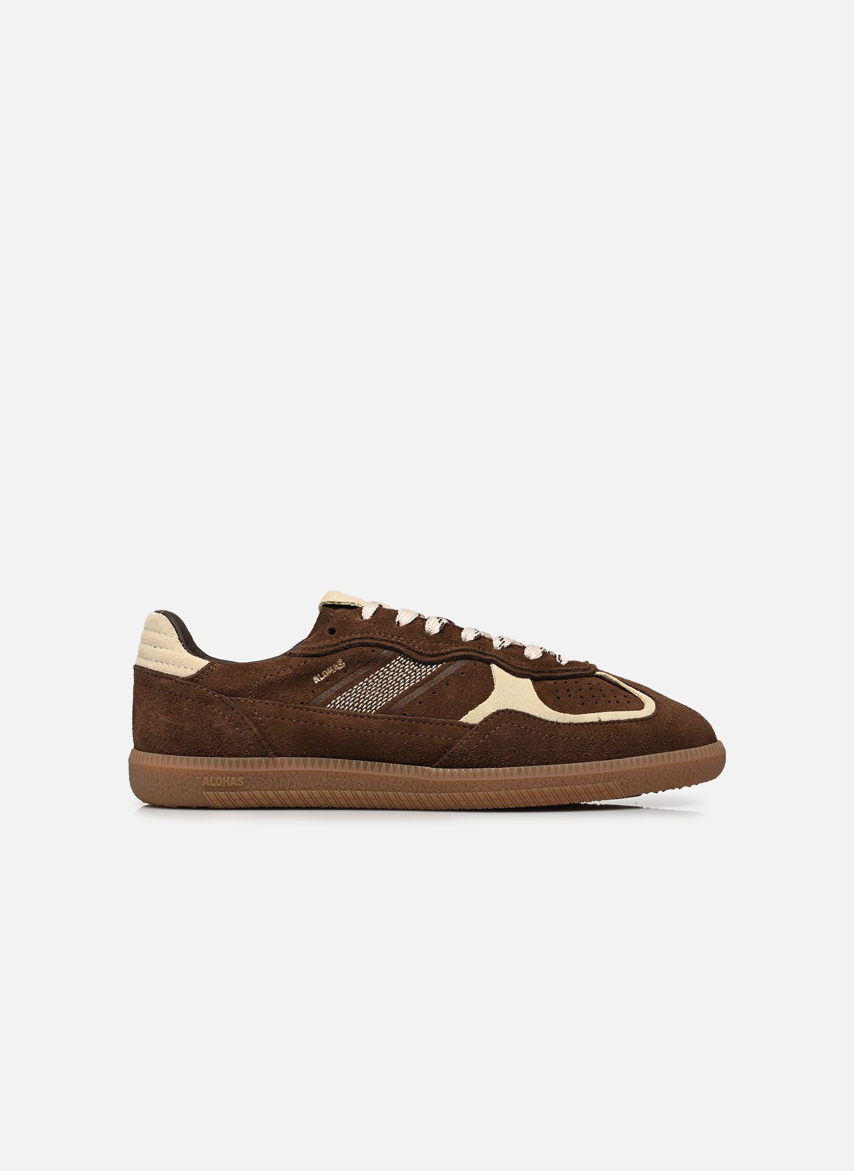 Lage sneakers Tb.490 Rife dames bruin Alohas Lage sneakers Tb.490 Rife dames bruin COCOA & OFF WHITE LEATHER