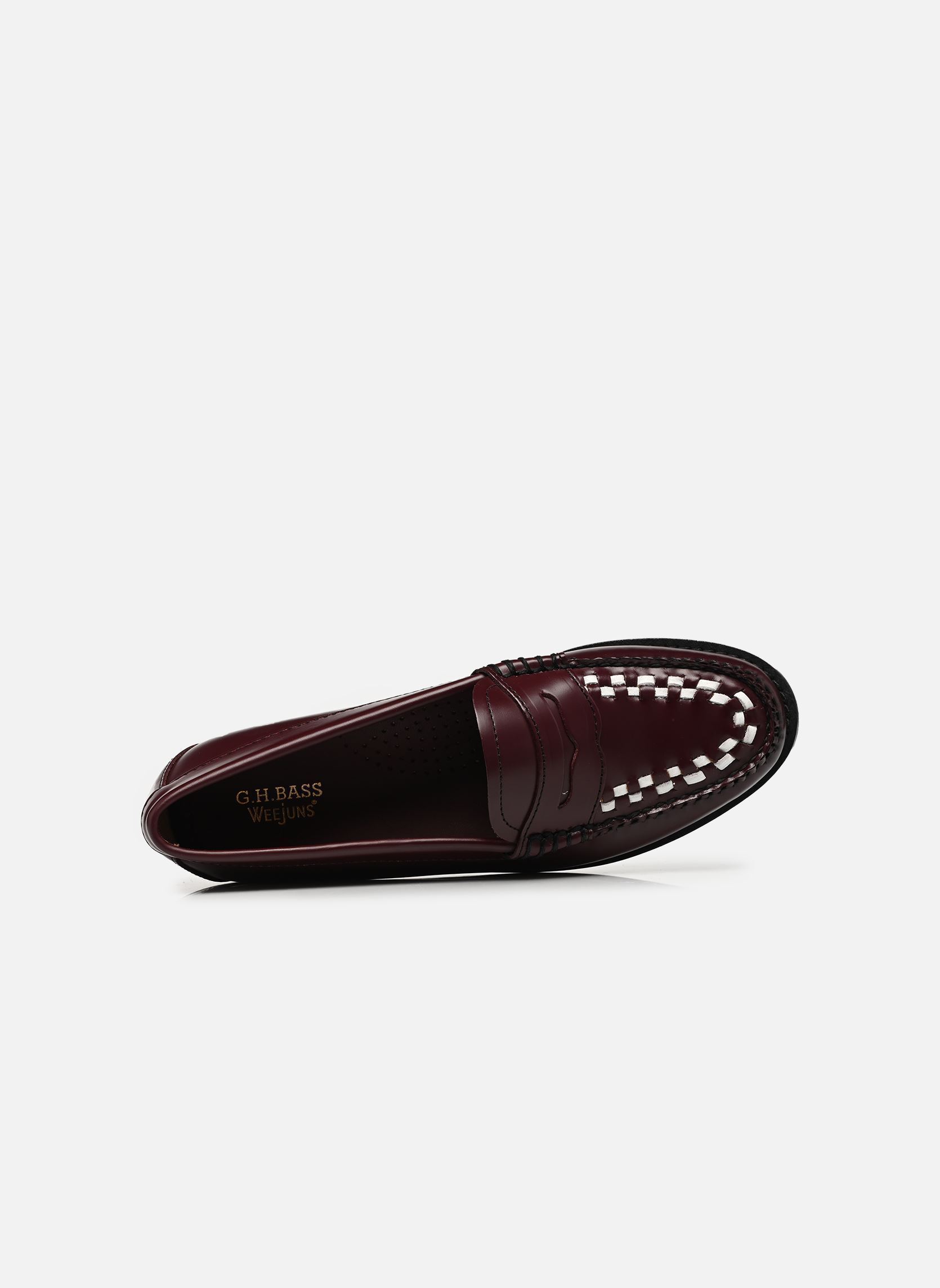 Loafer WEEJUN WMN Penny Weave damen bordeaux G.H. Bass Loafer WEEJUN WMN Penny Weave damen bordeaux WINE LTHR