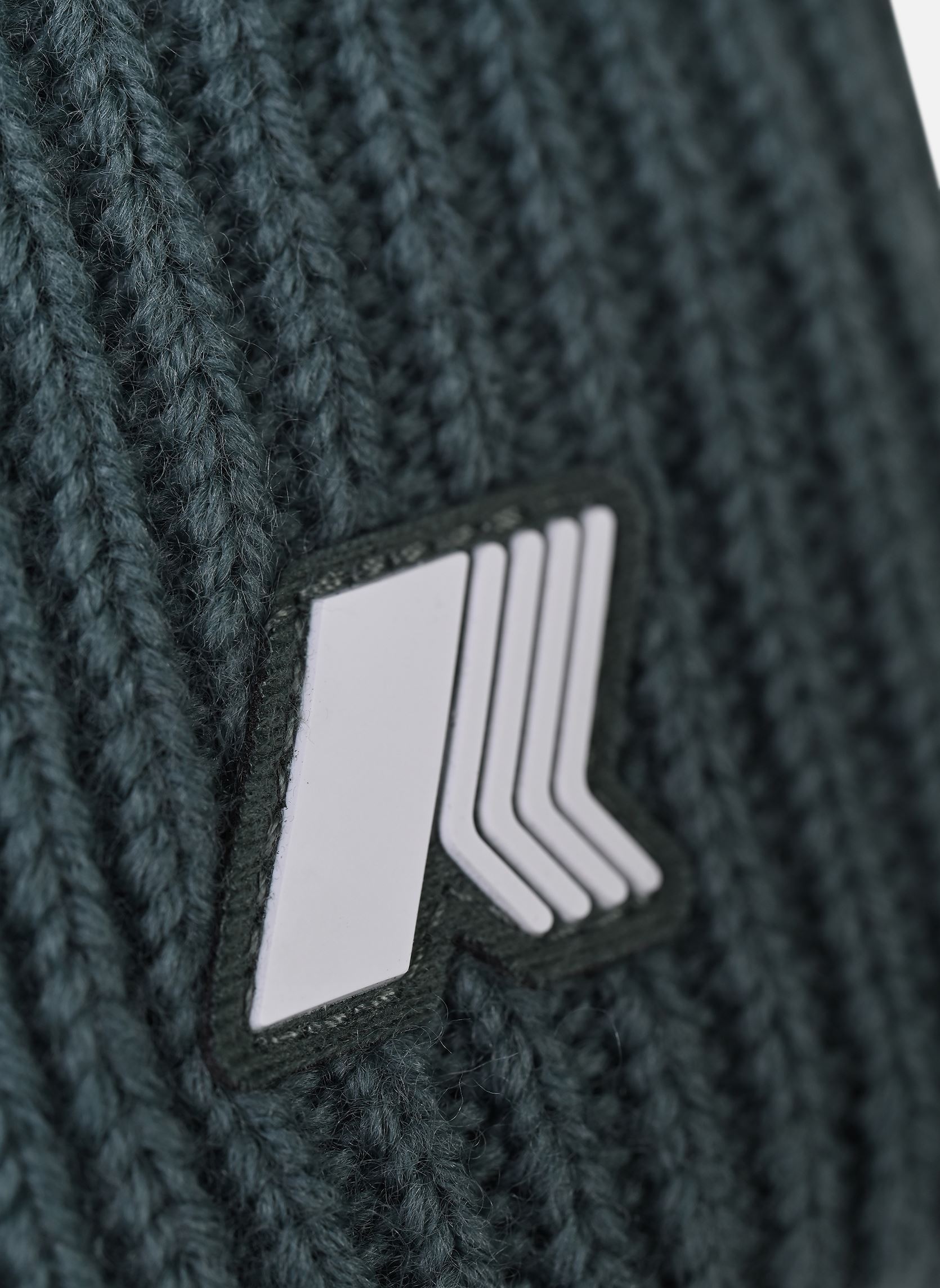 Bonnets Brice Cardigan Stitch Wool - Unisexe vert K-Way Bonnets Brice Cardigan Stitch Wool - Unisexe vert GREEN BALSAM