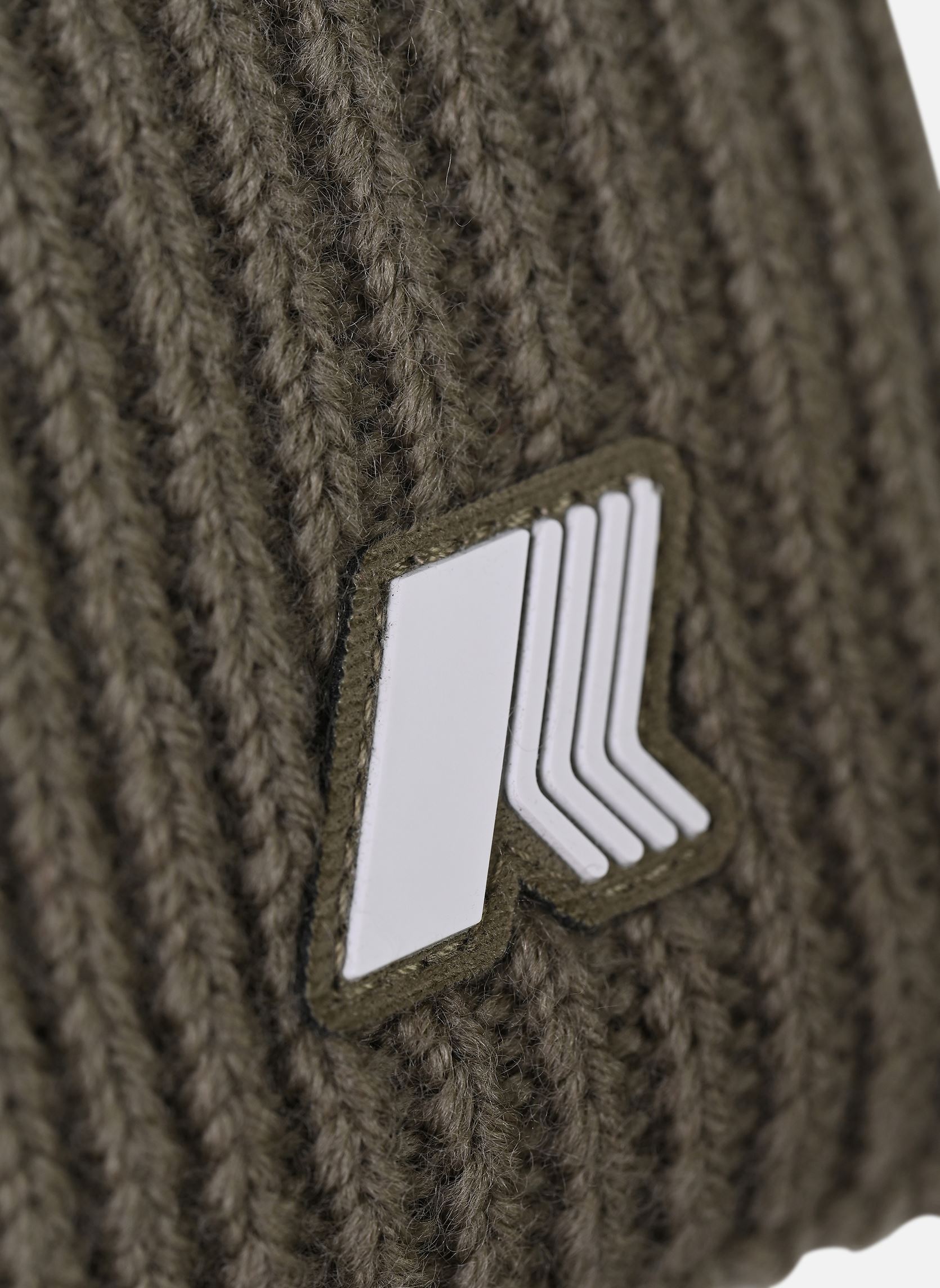 Bonnets Brice Cardigan Stitch Wool - Unisexe vert K-Way Bonnets Brice Cardigan Stitch Wool - Unisexe vert GREEN ARMY